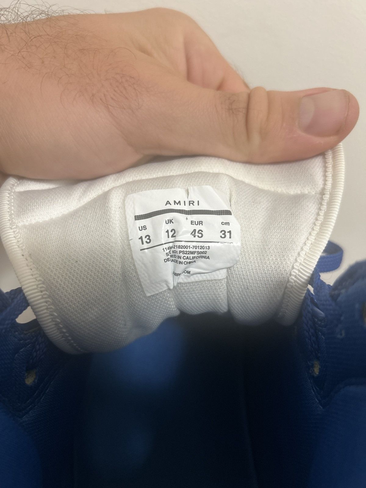 Amiri Amiri Skel Hi-Top Sneakers Size US 13 / EU 46 - 6 Thumbnail