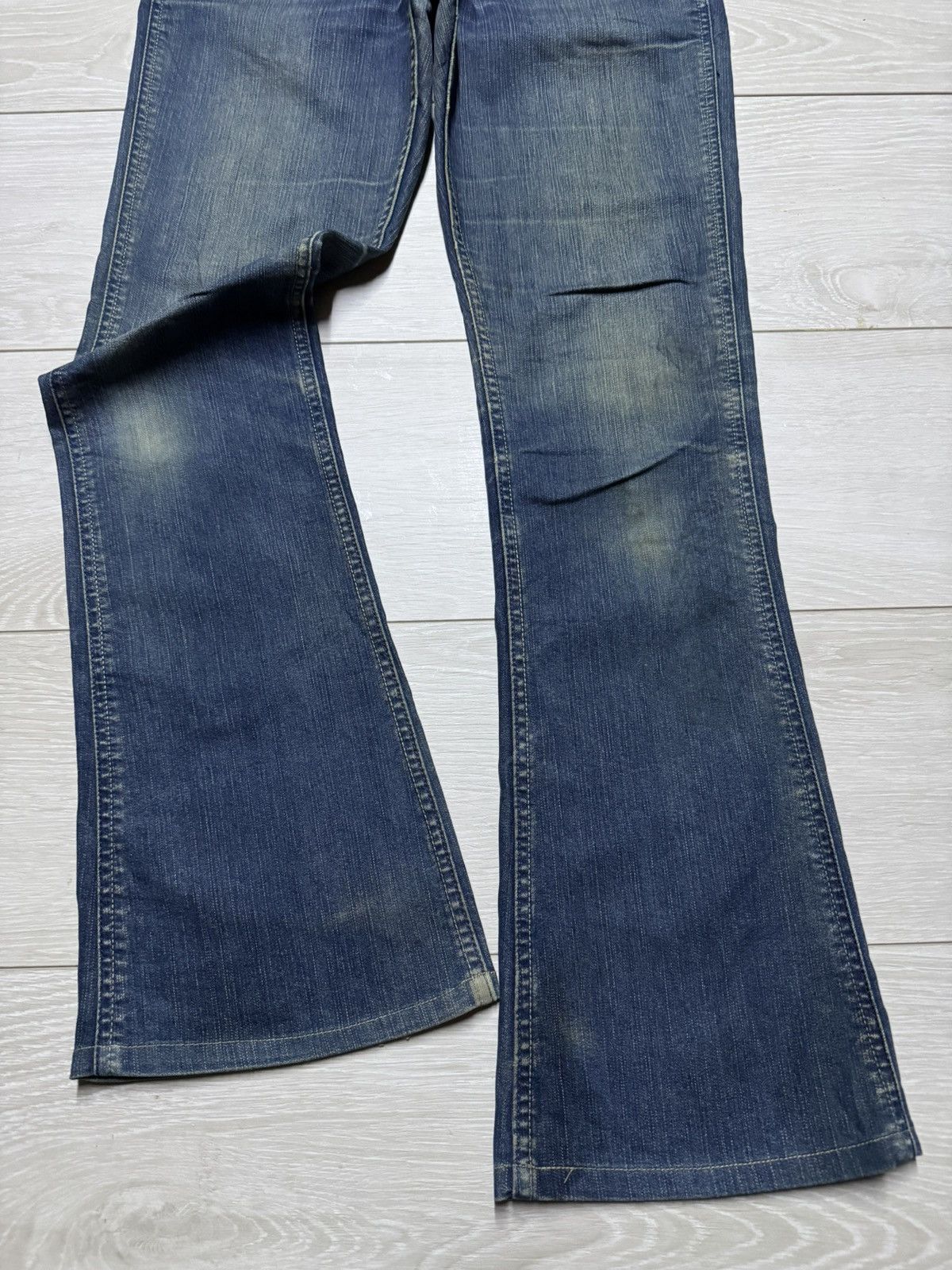 Japanese Brand Something Edwin Vienus Flare Bootcut Woman Jeans Size US 28 / EU 44 - 5 Thumbnail