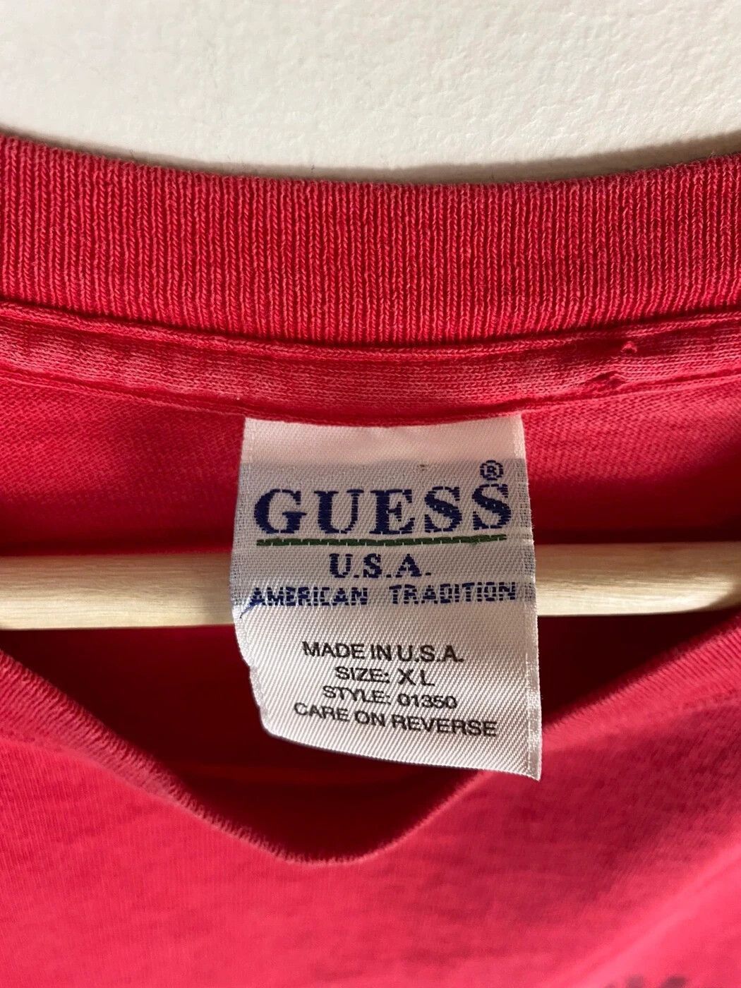 Vintage Guess Jeans Flag T-Shirt