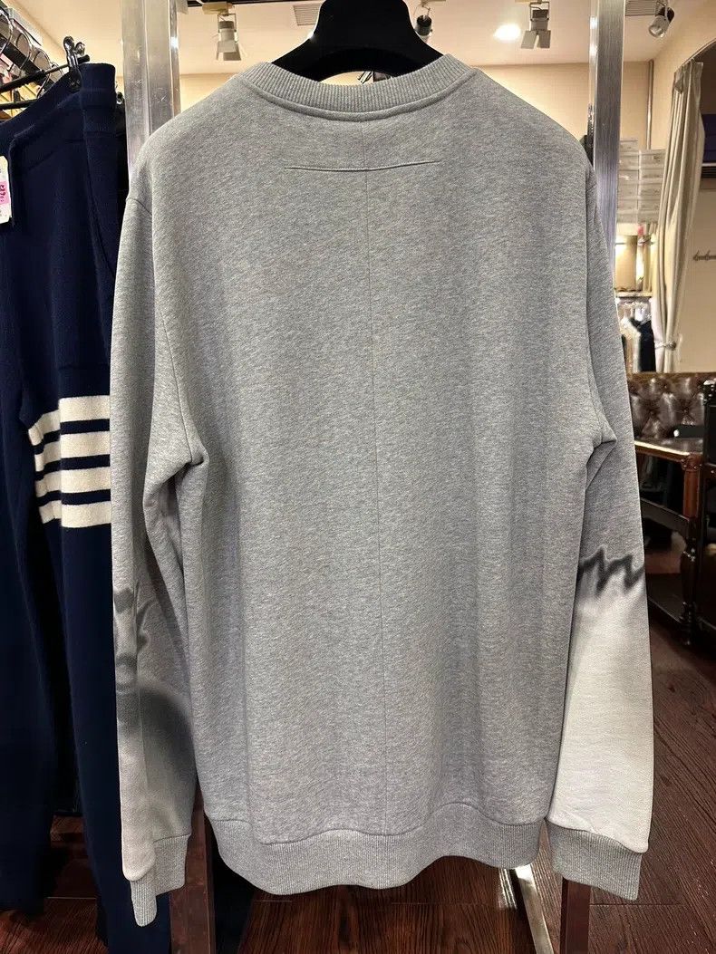 Givenchy Givenchy Baseball Print Hoodie Gray Size US M / EU 48-50 / 2 - 2 Thumbnail