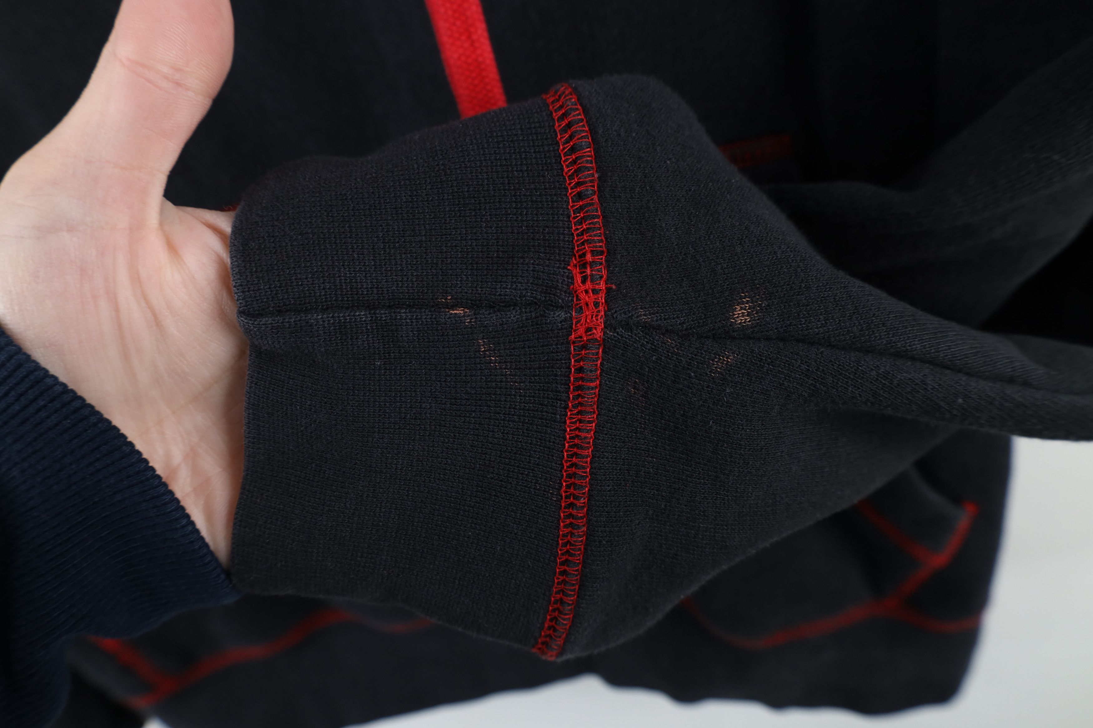 Vintage Vintage 90s Y2K Streetwear Blank Hoodie Sweatshirt Black Size US M / EU 48-50 / 2 - 11 Thumbnail