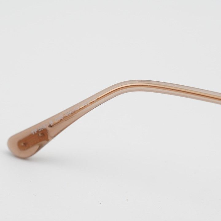 Tom Ford Tom Ford FT5687-B 045 Eyeglasses Shiny Light Brown 56mm Size ONE SIZE - 6 Thumbnail
