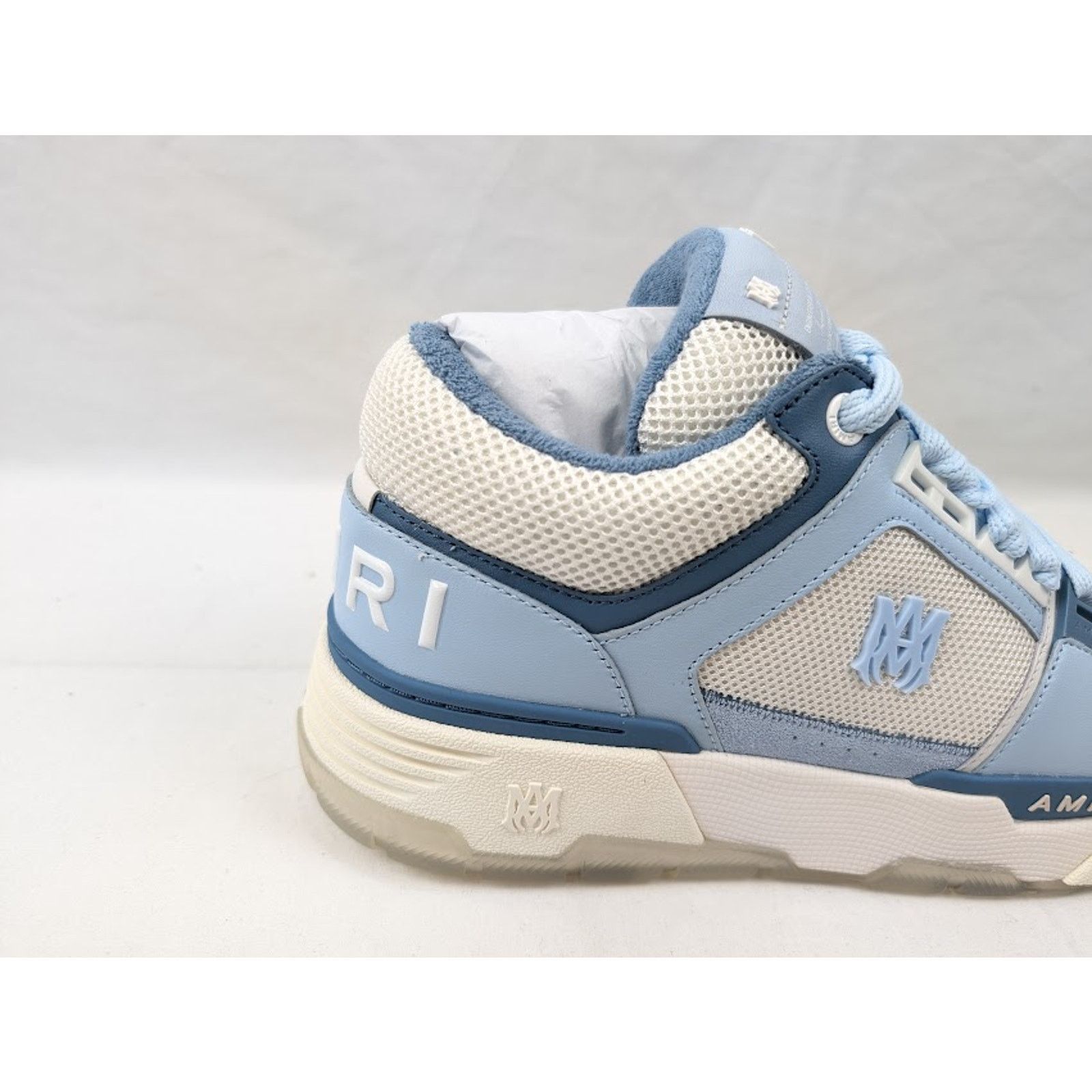 Amiri o1rshd1 MA-1 Low-Top Sneakers in Alabaster Blue Size US 8 / EU 41 - 4 Thumbnail