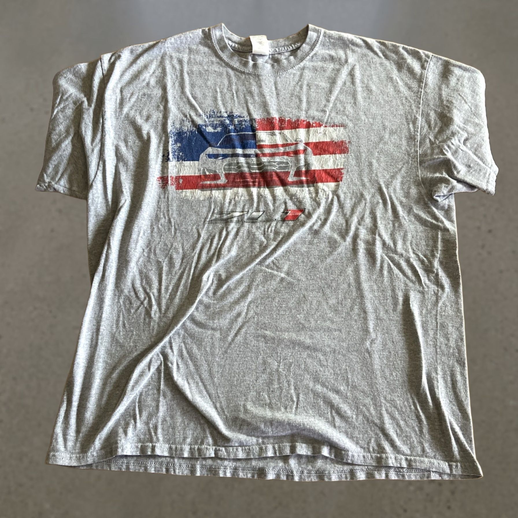 Gildan VINTAGE Z L1 Supercar Shirt Size XL Gray Chevy Camaro Men's T-Shirt 90s Cars Logo Gildan Cotton Short Sleeve Crew Neck Vintage 1990s Size US XL / EU 56 / 4 - 1 Thumbnail