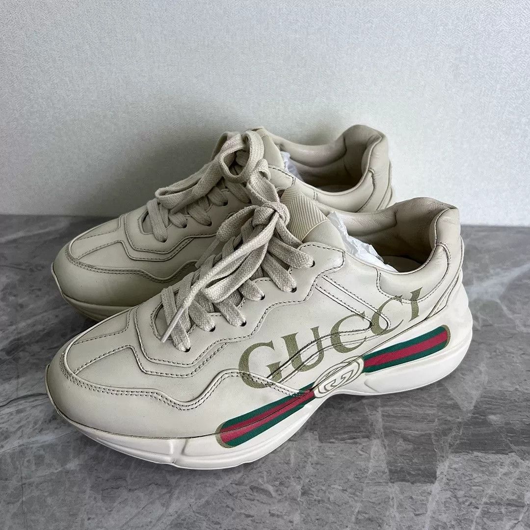 Gucci Gucci Rhyton Logo Sneakers 35.5 Size US 4.5 / IT 34.5 - 1 Thumbnail