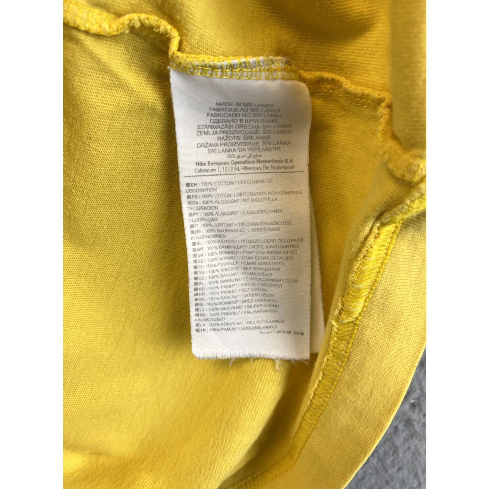 Nike Nike Brasil World Cup Soccer Tee L Yellow Funny Mens Size US L / EU 52-54 / 3 - 7 Thumbnail