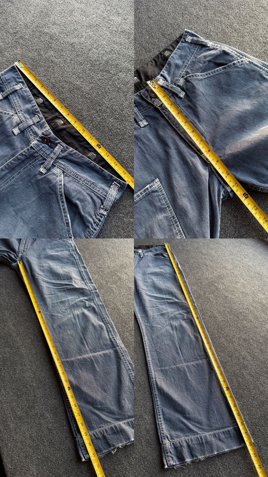Levi's 00s Vintage Levi’s 880 Baggy Workwear Light Wash Denim Jeans Size US 31 - 20 Thumbnail