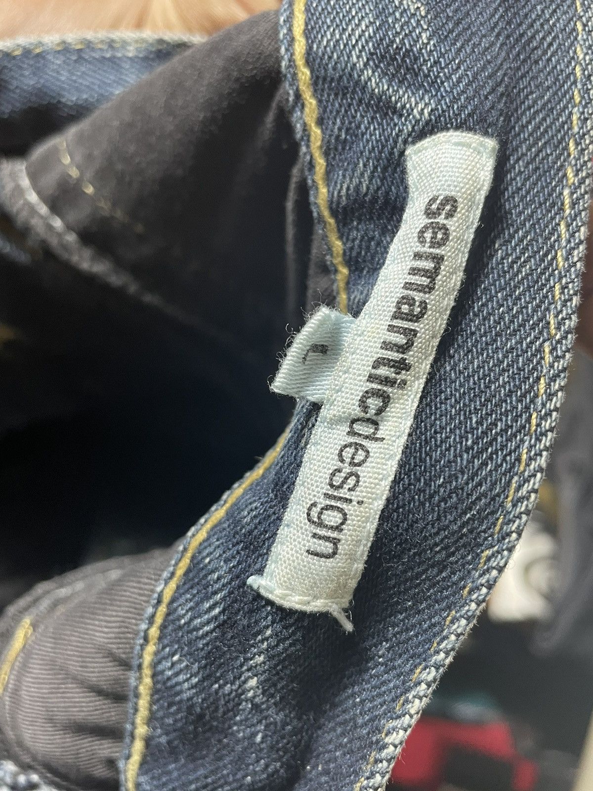 Japanese Brand Distressed Semantic Design Flair Cut Jeans Size US 32 / EU 48 - 9 Thumbnail