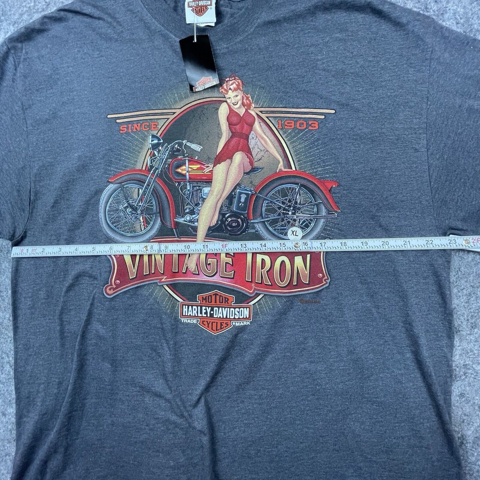 Harley Davidson Harley Davidson Shirt XL Pin-Up Girl Vintage Iron Las Vegas Size US XL / EU 56 / 4 - 5 Thumbnail