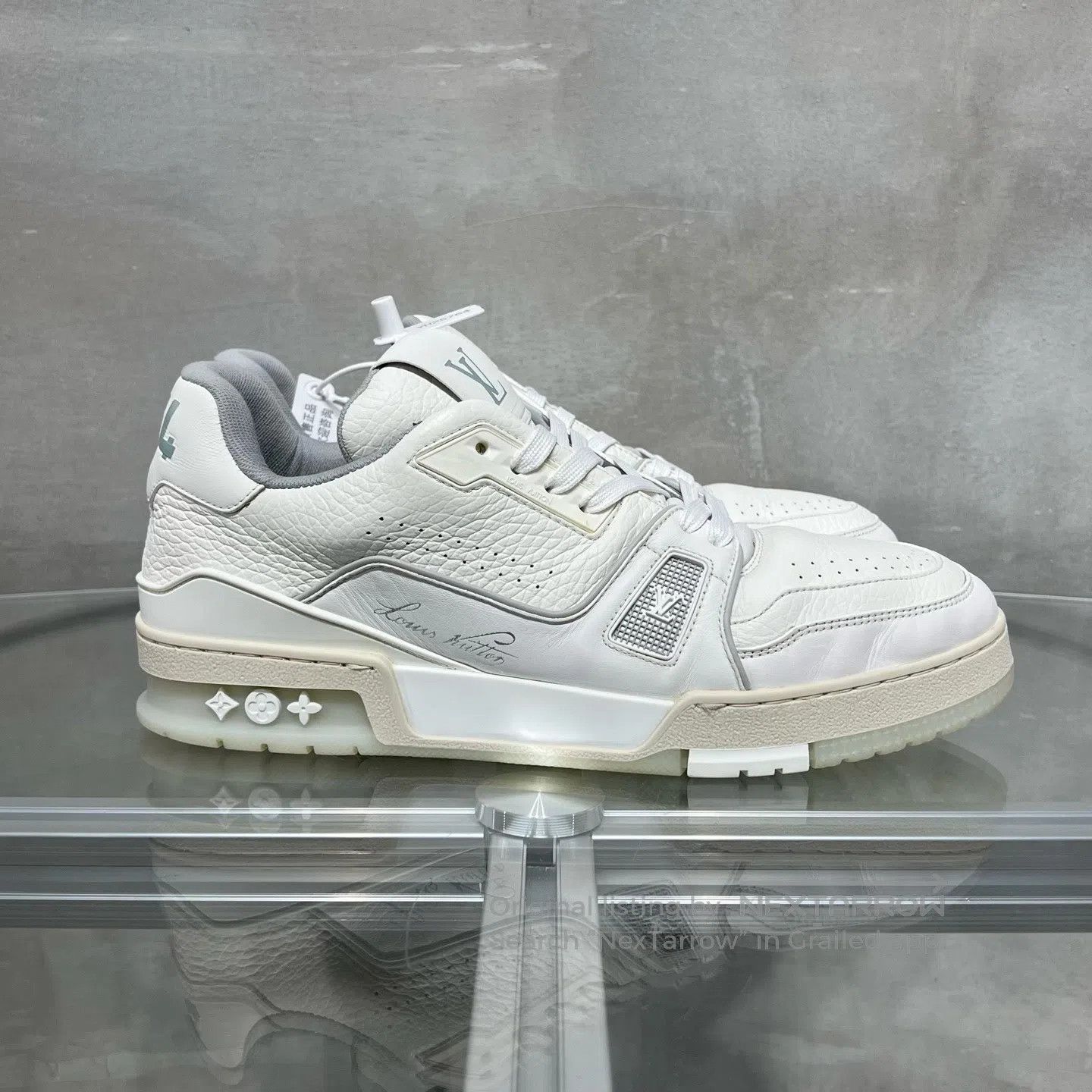 Louis Vuitton Louis Vuitton Trainer White Cement shoes Size US 8.5 / EU 41-42 - 4 Thumbnail