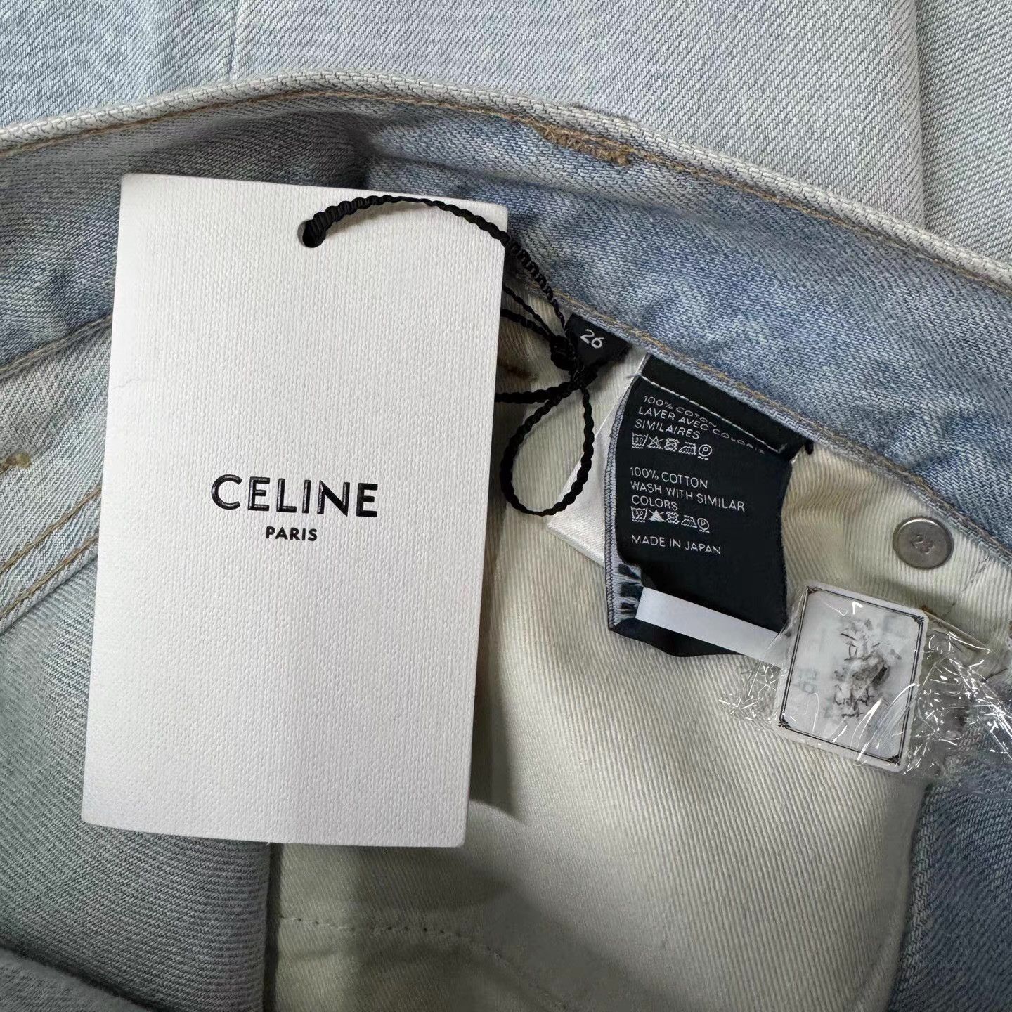 Celine CELINE Washed Straight-Leg Jeans Q10 Size US 36 / EU 52 - 2 Thumbnail