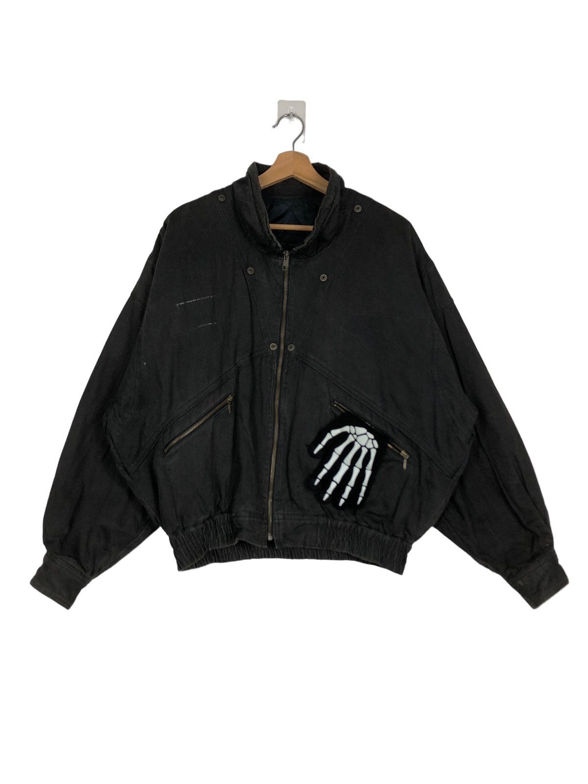 Japanese Brand 🔥Riot Riot Red Hot Blue Bomber Jacket Issey Miyake Design Size US M / EU 48-50 / 2 - 1 Thumbnail