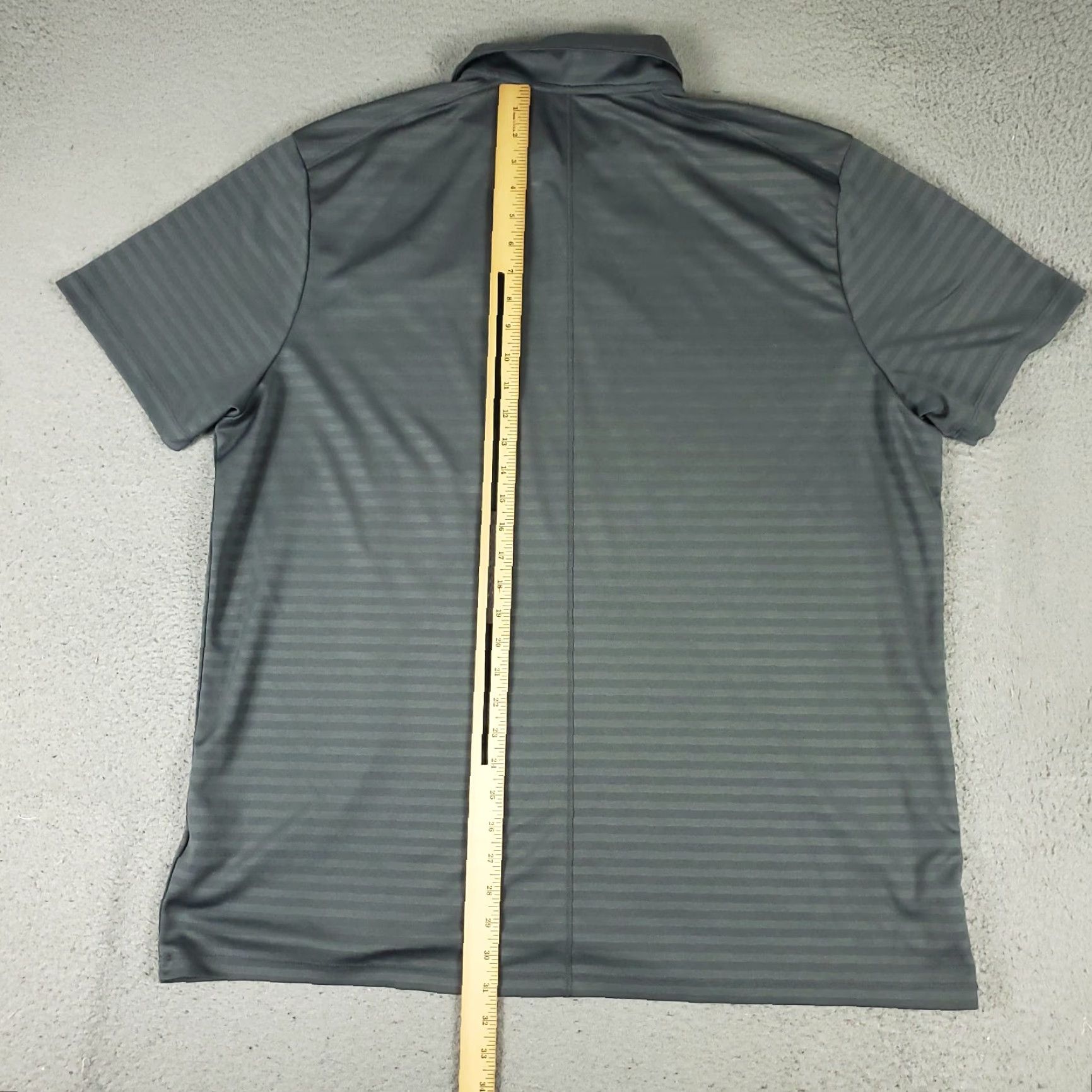 Nike Nike Polo Shirt Mens Size 2XL Gray Striped Swoosh Golf Casual Short Sleeve Size US XXL / EU 58 / 5 - 5 Thumbnail