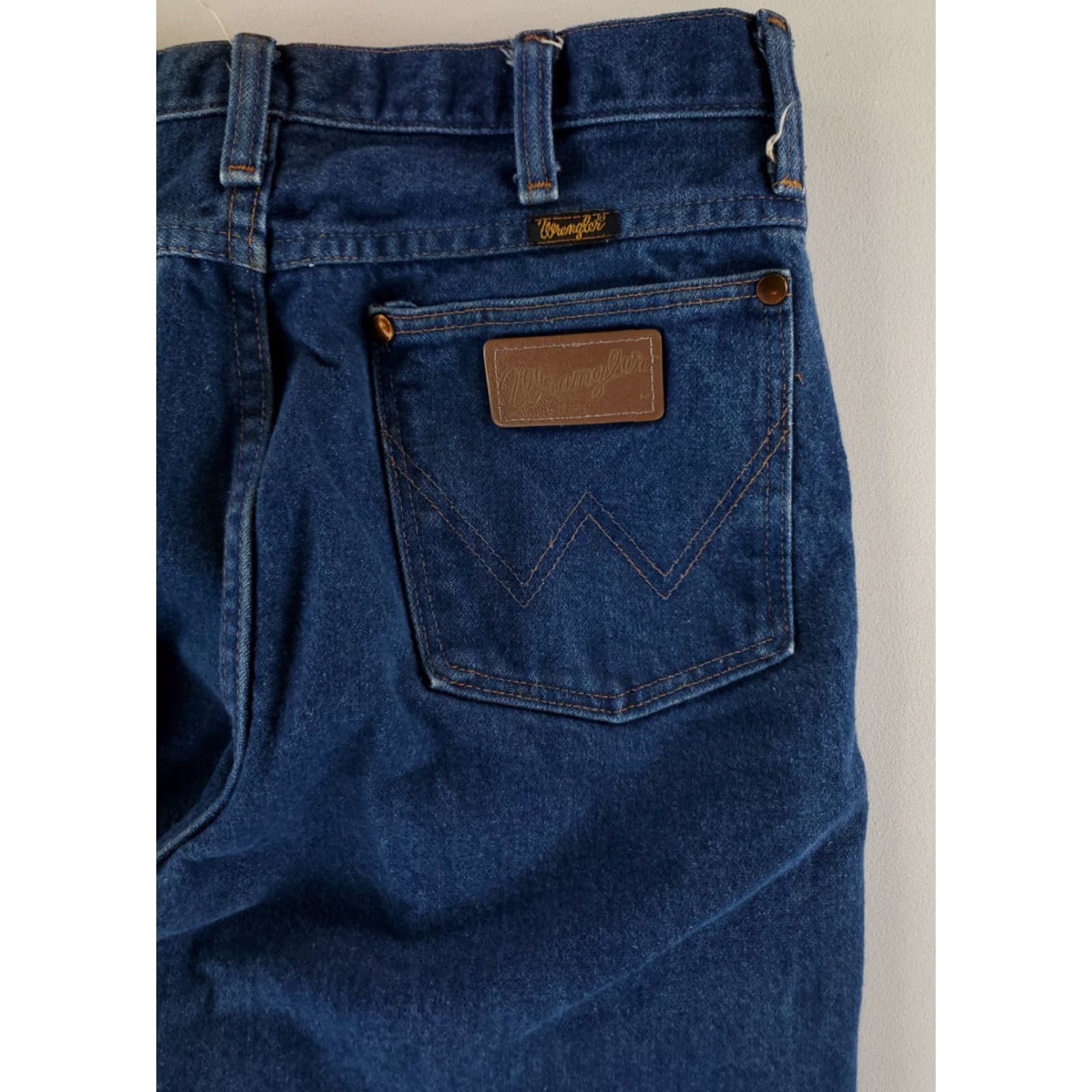 Wrangler VINTAGE Wrangler Jeans 936DEN Blue Jeans Mens 31 33 Inseam 33 90s Straight Blue Mens Size US 31 - 6 Thumbnail