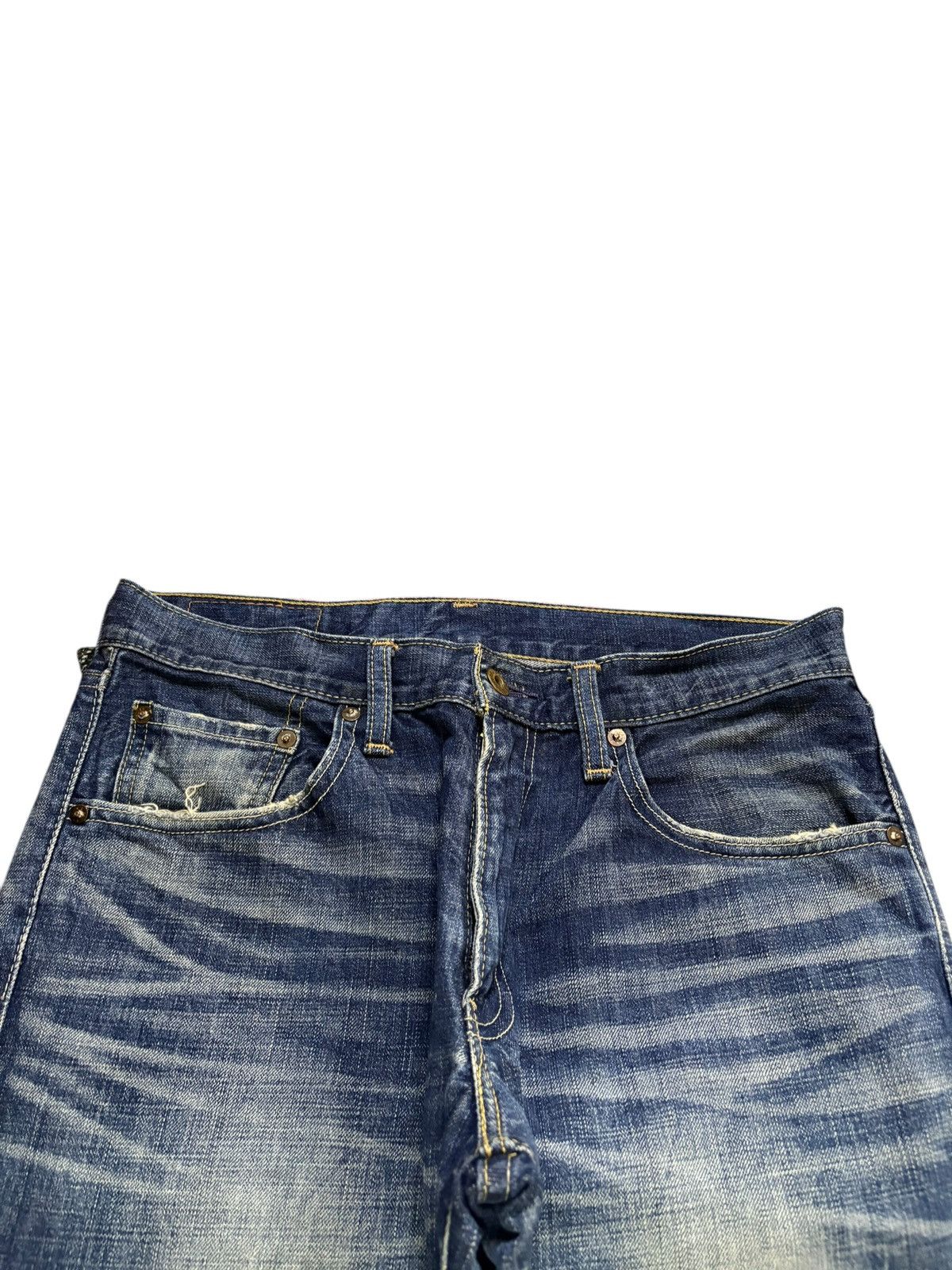 Levi's Vintage 90s Levis 502 Faded Mud Wash Loose Jeans Size US 32 / EU 48 - 4 Thumbnail