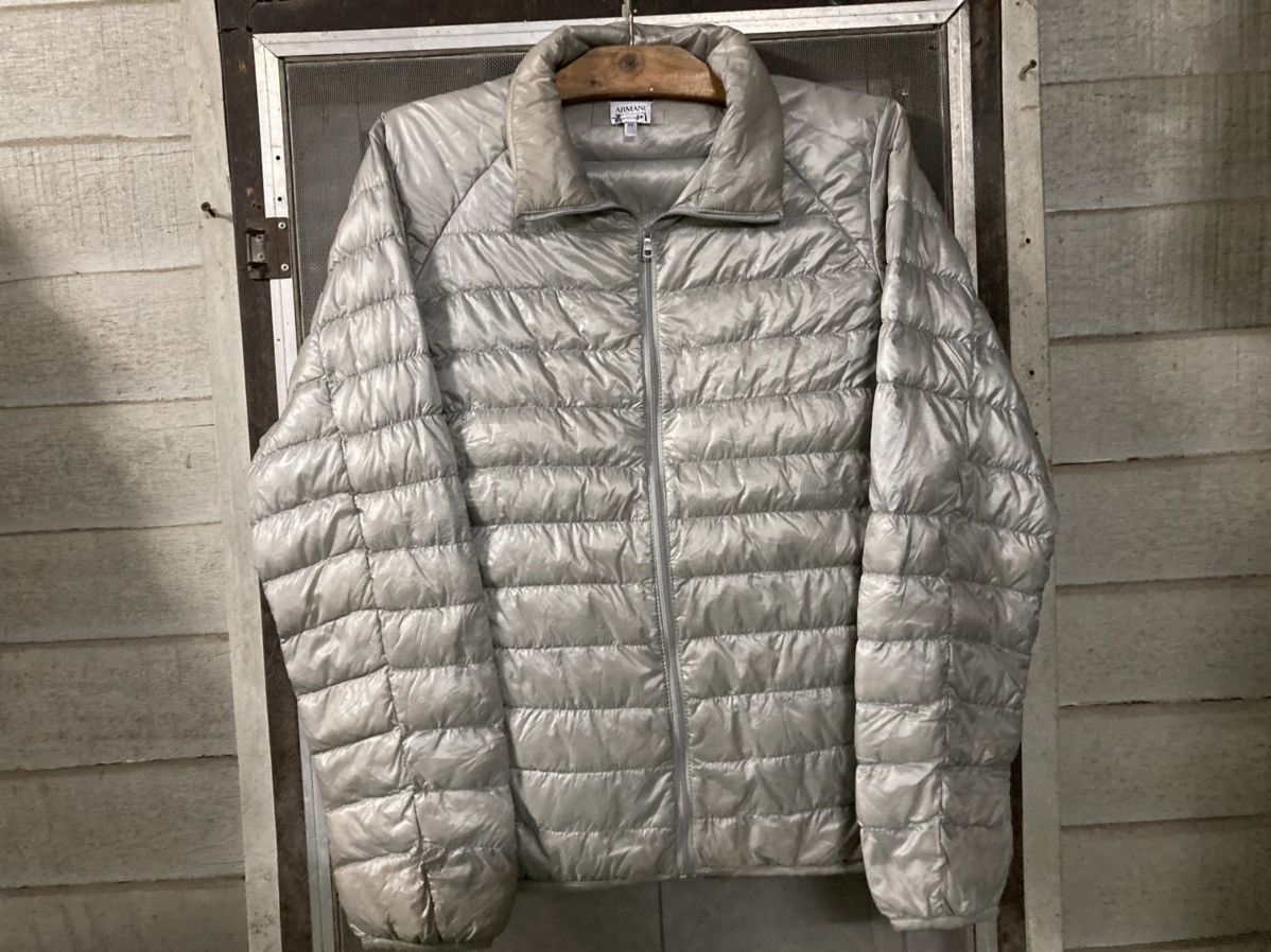 Armani × Designer × Emporio Armani Amani Bomber Jacket Grey Size US S / EU 44-46 / 1 - 1 Thumbnail