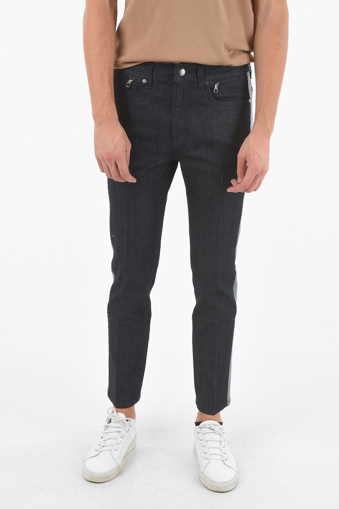 image of Neil Barrett Og1Mm1223 Slim Fit Jean In Blue, Men's (Size 31)