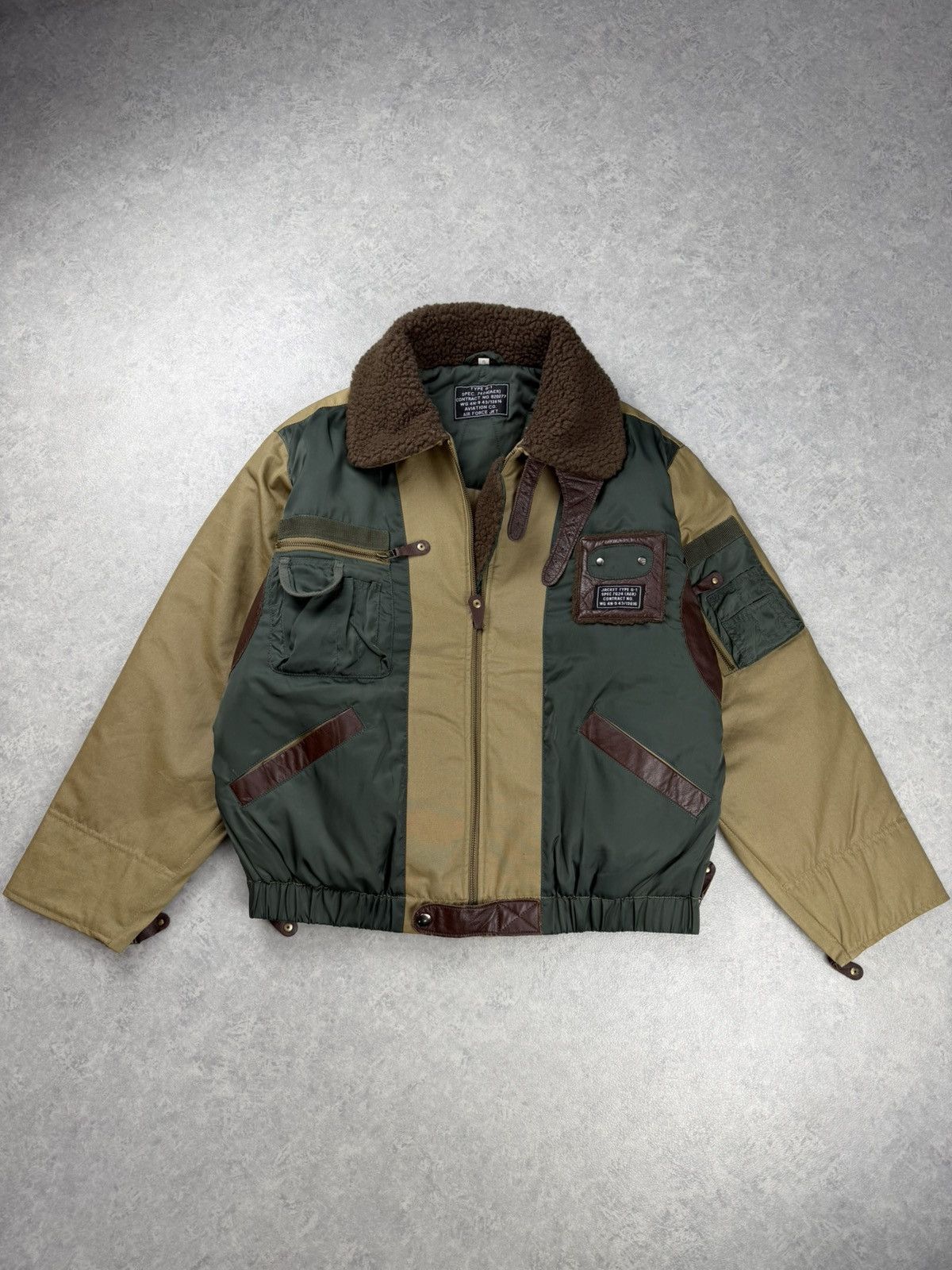 Vintage Vintage G-1 Flight Jacket Sherpa Military Size S Size US S / EU 44-46 / 1 - 1 Thumbnail