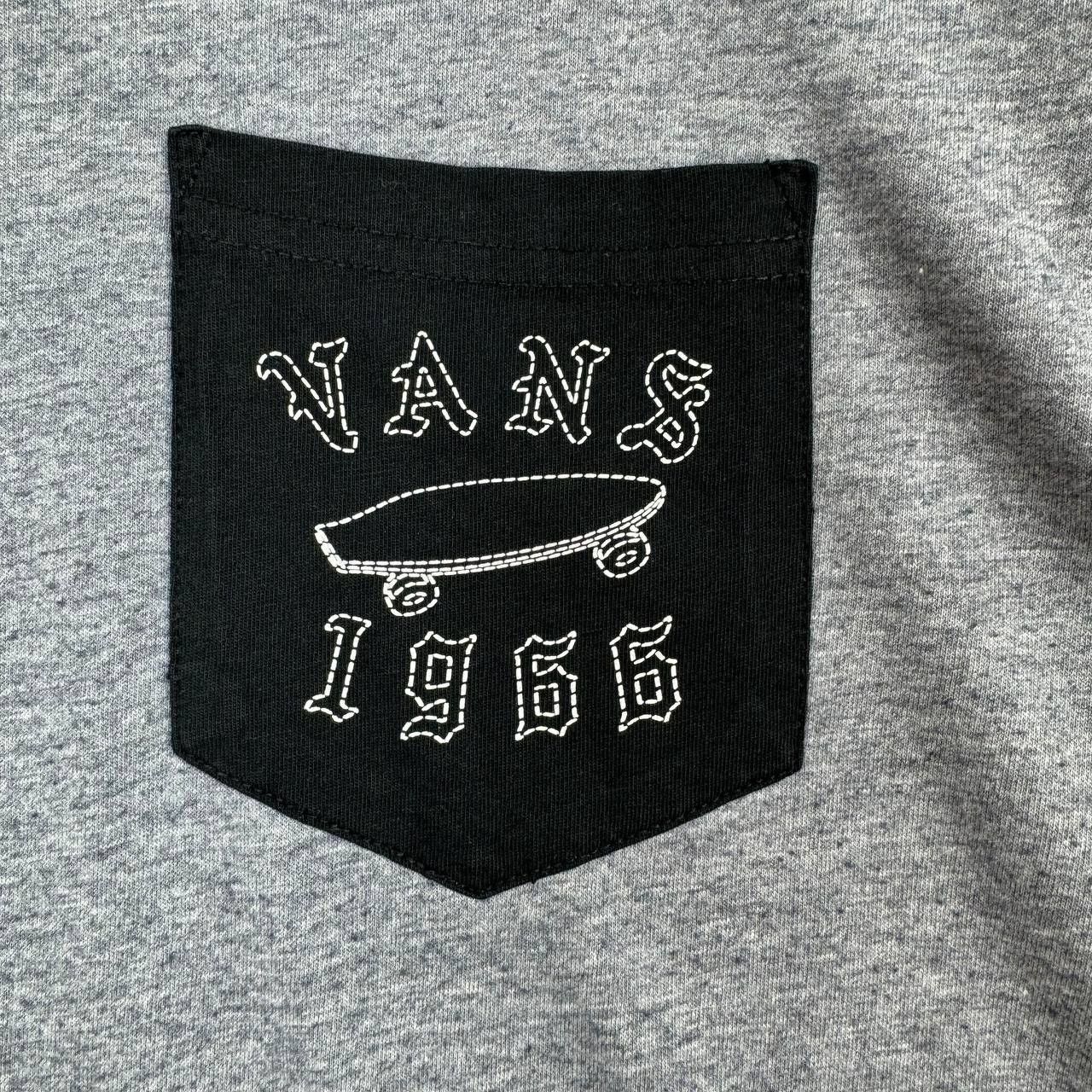 Vans Vans 1966 Pocket Logo T-Shirt Grey Skate Mens Size XL Size US XL / EU 56 / 4 - 3 Thumbnail