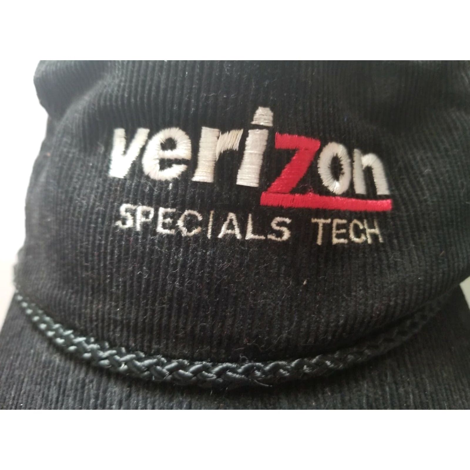 Vintage VINTAGE Verizon IndyCar Hat Corduroy Black Adjustable Unisex Adult Size ONE SIZE - 2 Thumbnail