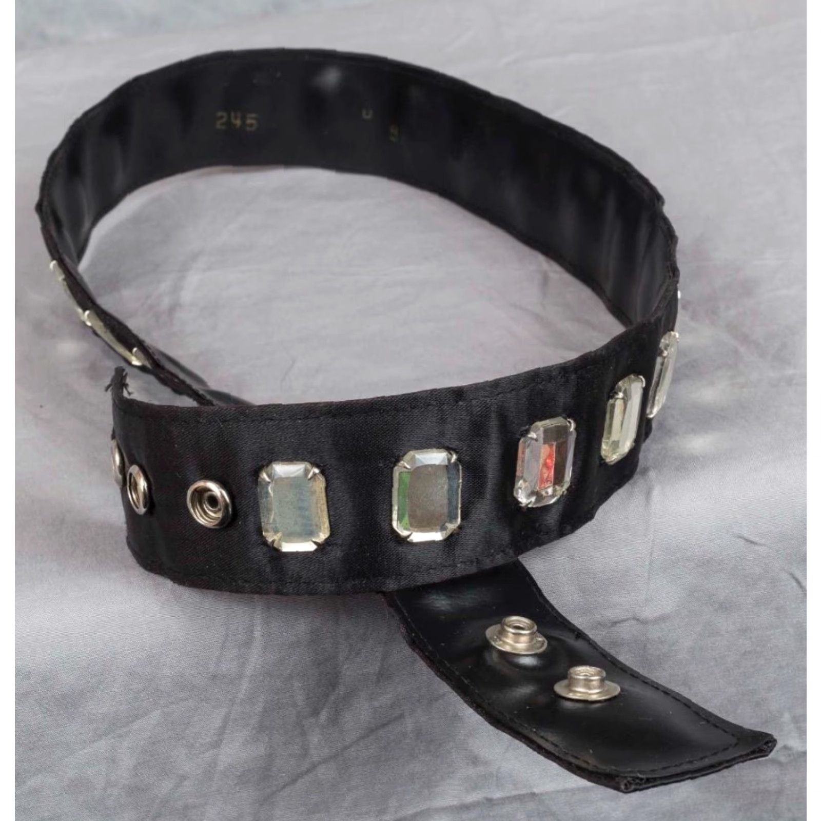 Vintage Womens Black Fashion Belt Size ONE SIZE - 3 Thumbnail
