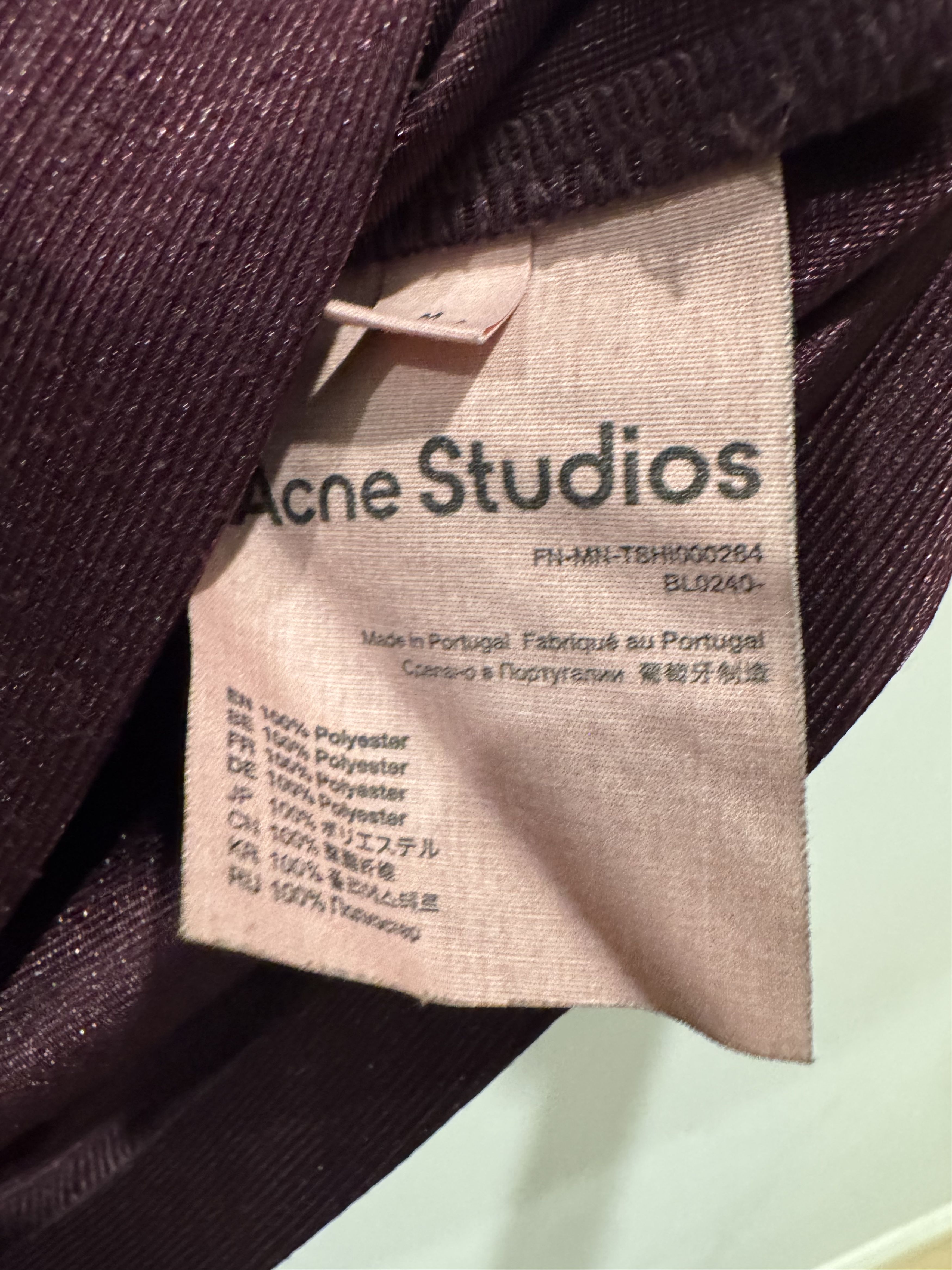 Acne Studios Acne Studios Mock Neck Shirt Size US M / EU 48-50 / 2 - 4 Thumbnail