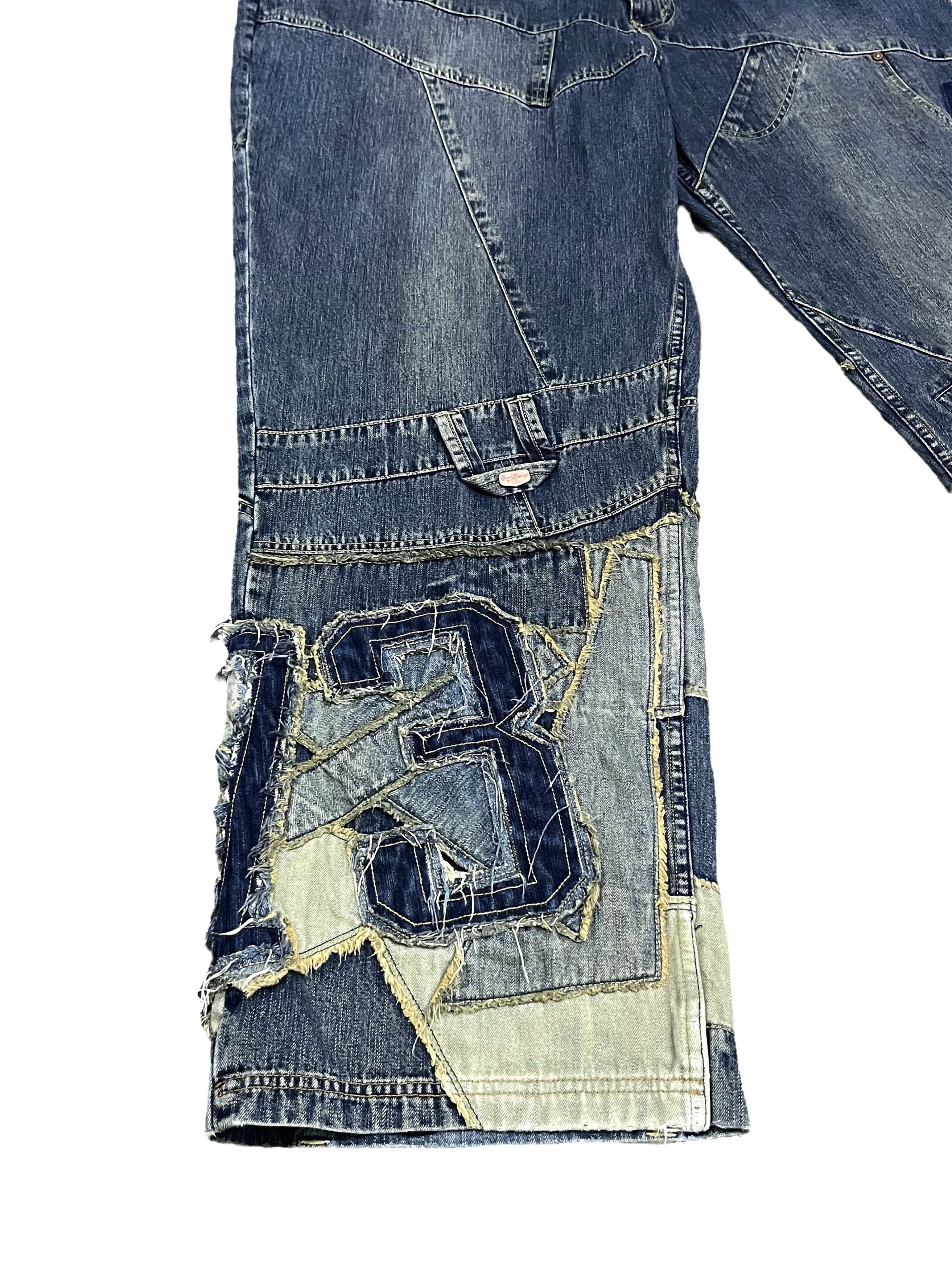 Pepe Jeans SIZE 48” BIG SIZE ULTRA RARE💥Vtg PEPE JEANS Patchwork Denim Size US 44 / EU 60 - 5 Thumbnail