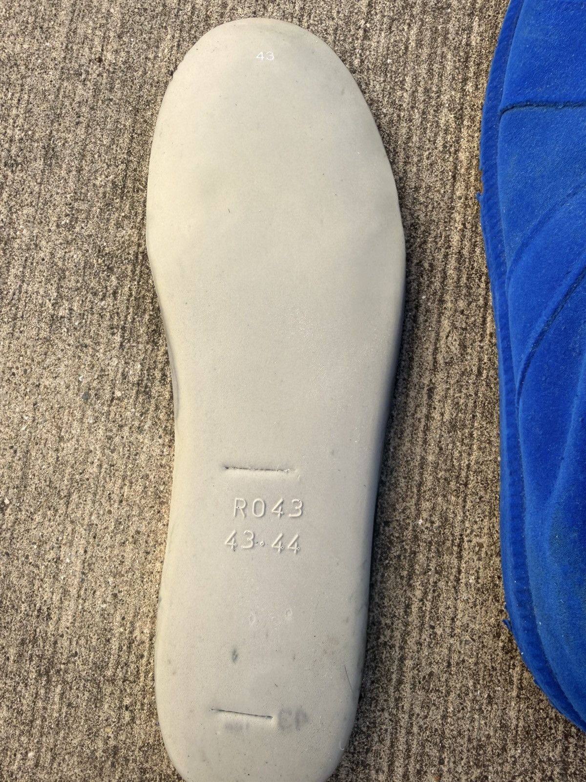 Maison Margiela GAT Low Blue Velvet Size US 10 / EU 43 - 11 Thumbnail