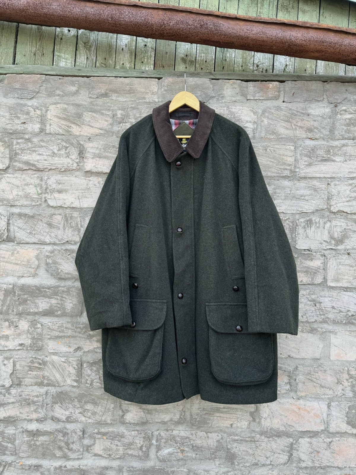 Barbour Vintage 90s Barbour Loden Wool Jacket | Grailed