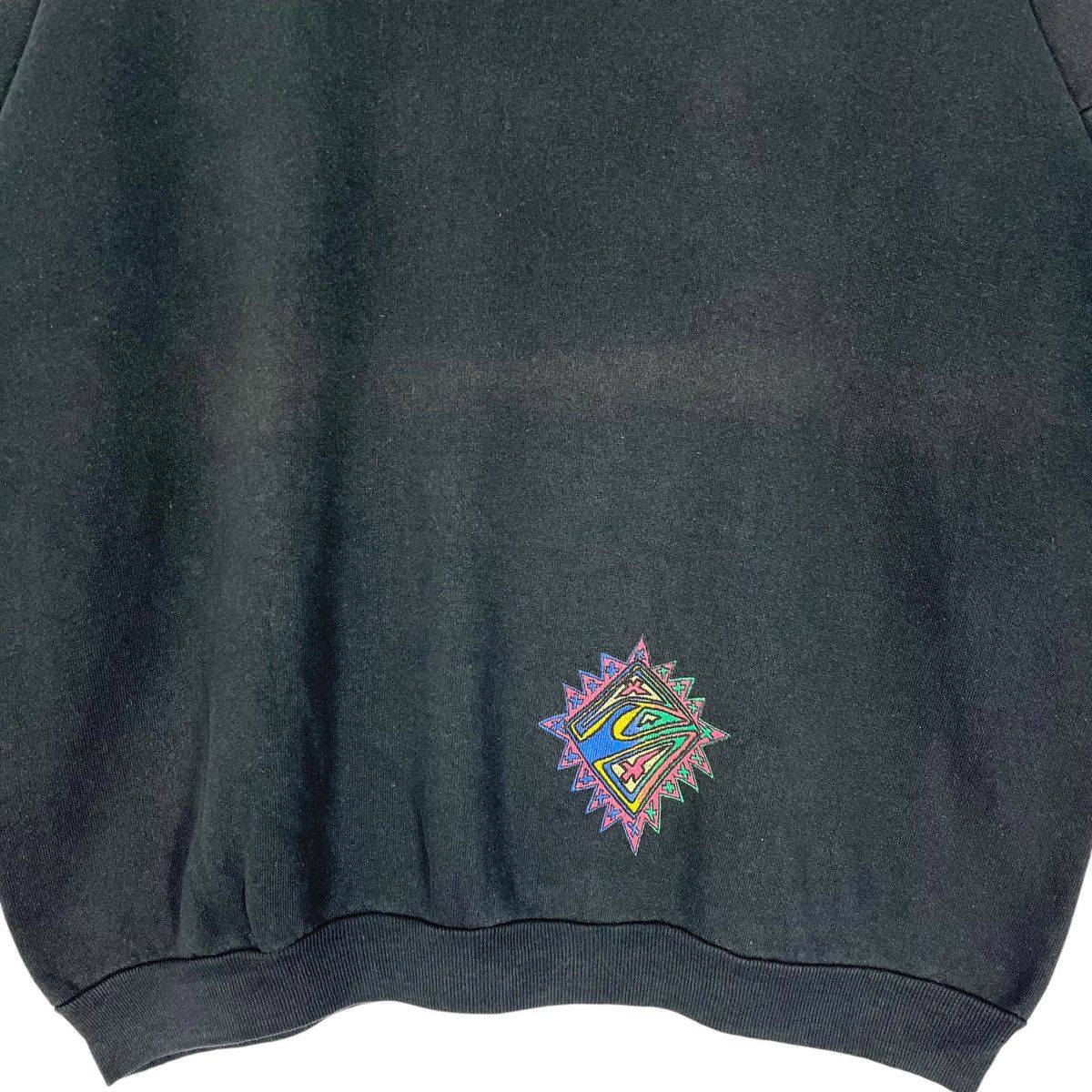 Quiksilver × Vintage Vintage 90s Quicksilver Short Sleeve Sweatshirt Size US XL / EU 56 / 4 - 5 Thumbnail