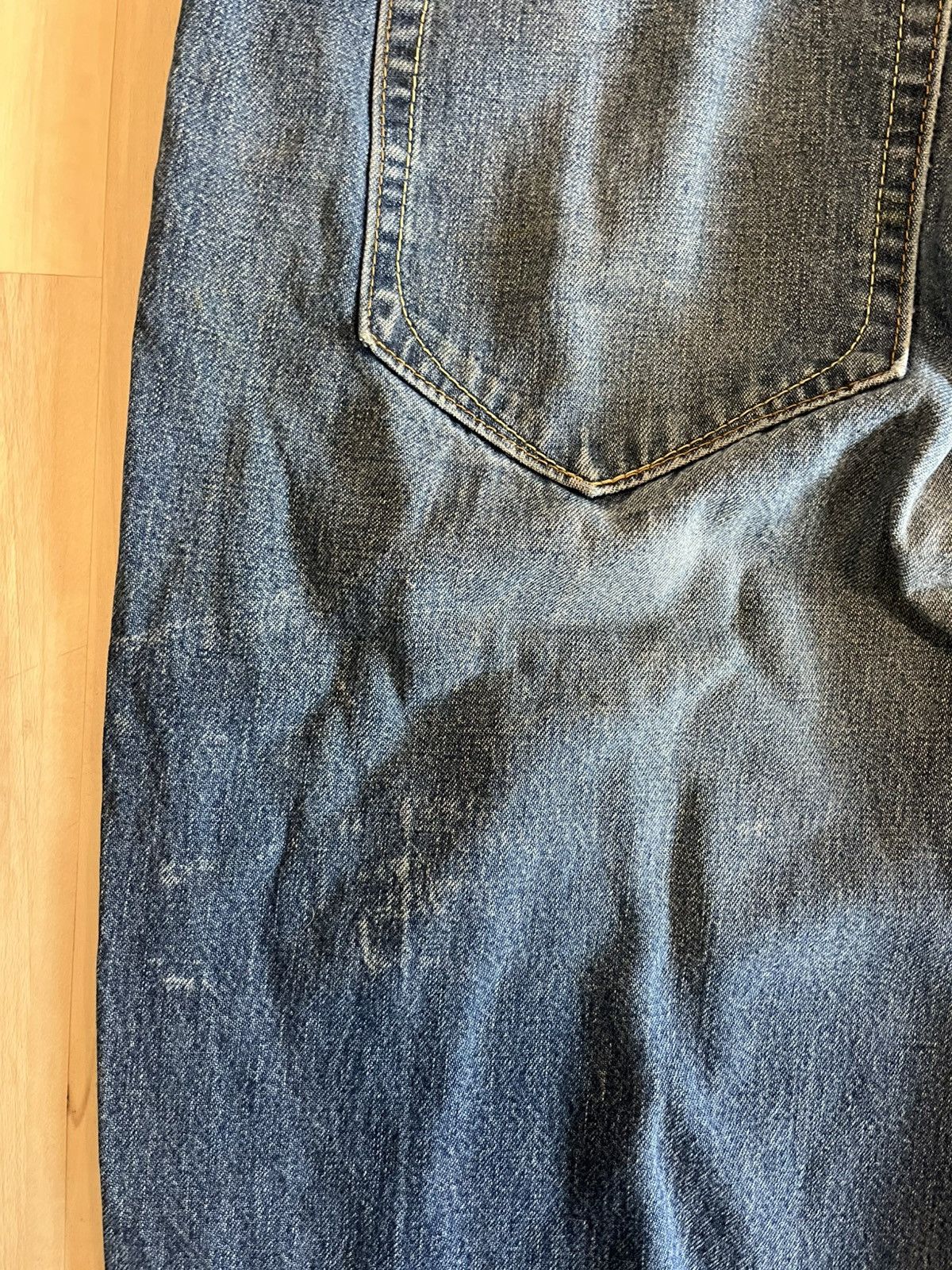 Versace × Vintage 90s Versace wide leg jeans Size US 36 / EU 52 - 8 Thumbnail