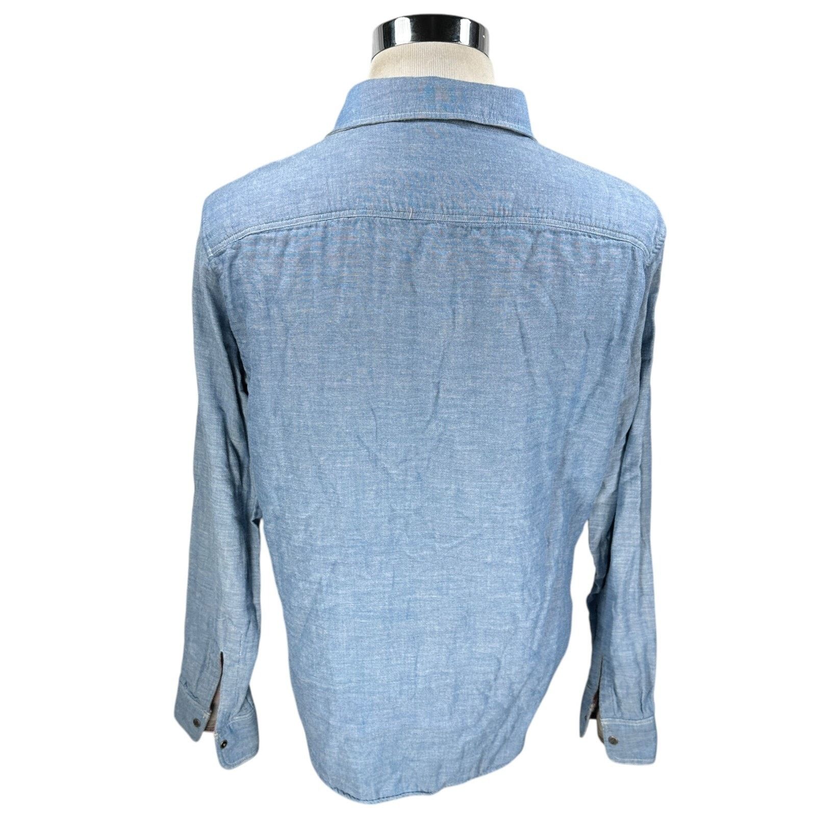 Faherty Faherty Reversible Belmar Shirt Mens L Blue Pink Long Sleeve Size US L / EU 52-54 / 3 - 4 Thumbnail