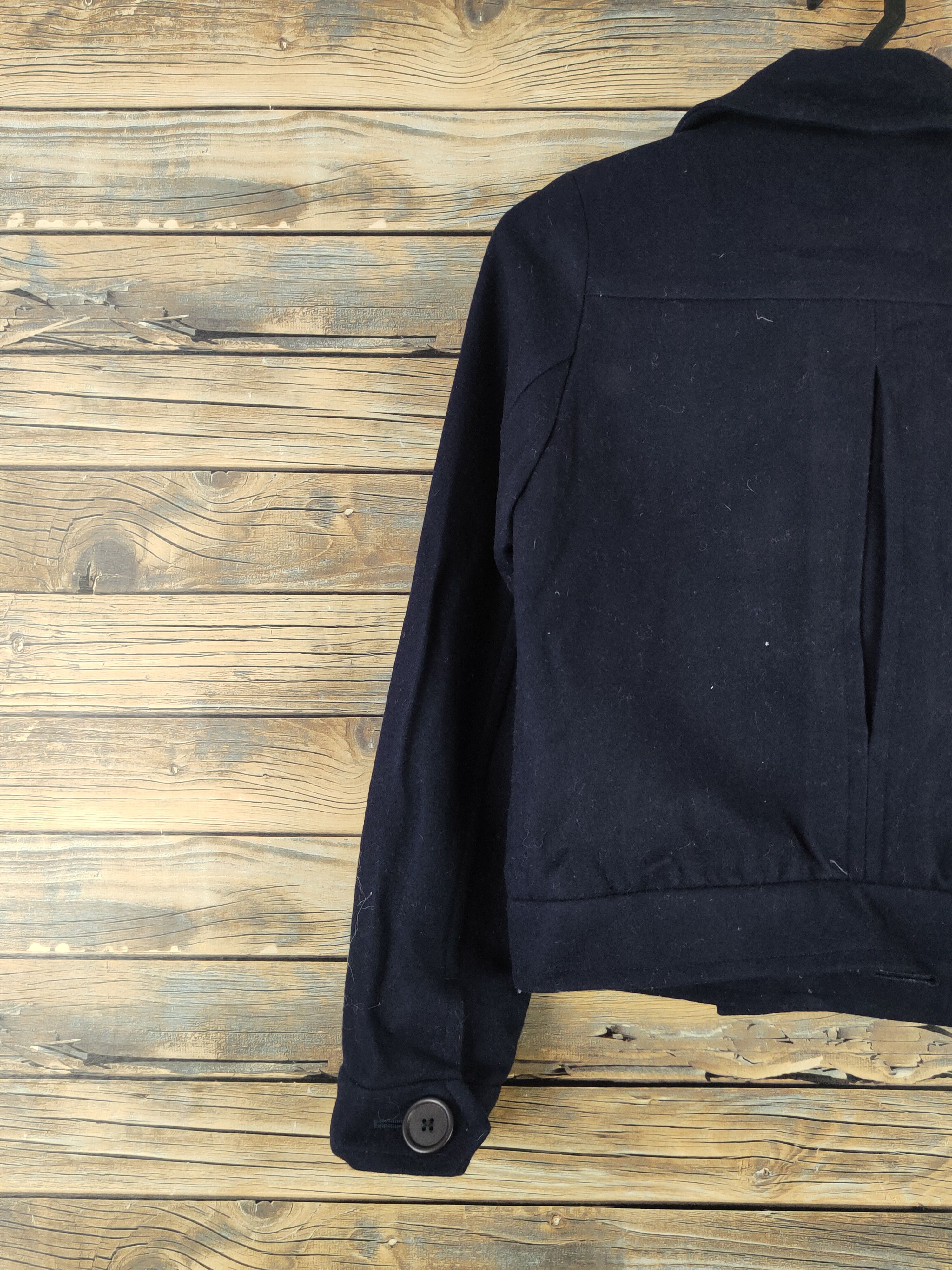 Lacoste × Vintage Lacoste Navy Wool Crop Top Jackets #W2241 Size S / US 4 / IT 40 - 9 Thumbnail
