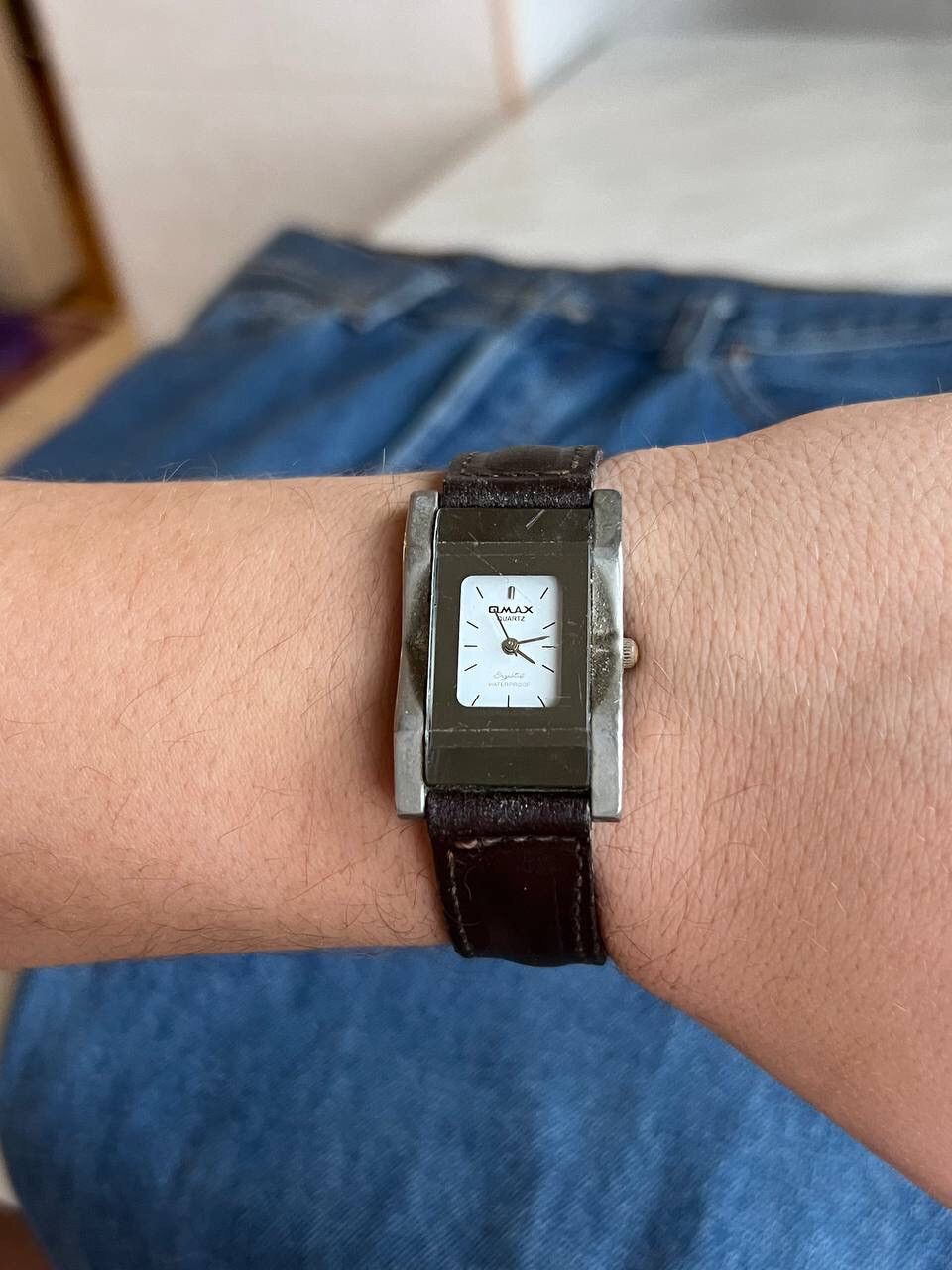 Japanese Brand × Vintage Vintage Japanese style futuristic Watch Omax Grey tank Size ONE SIZE - 3 Thumbnail