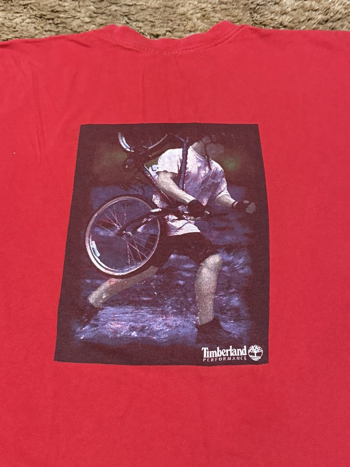 Timberland Timberland Performance Longsleeve Biker T-Shirt Red Large Size US L / EU 52-54 / 3 - 2 Thumbnail
