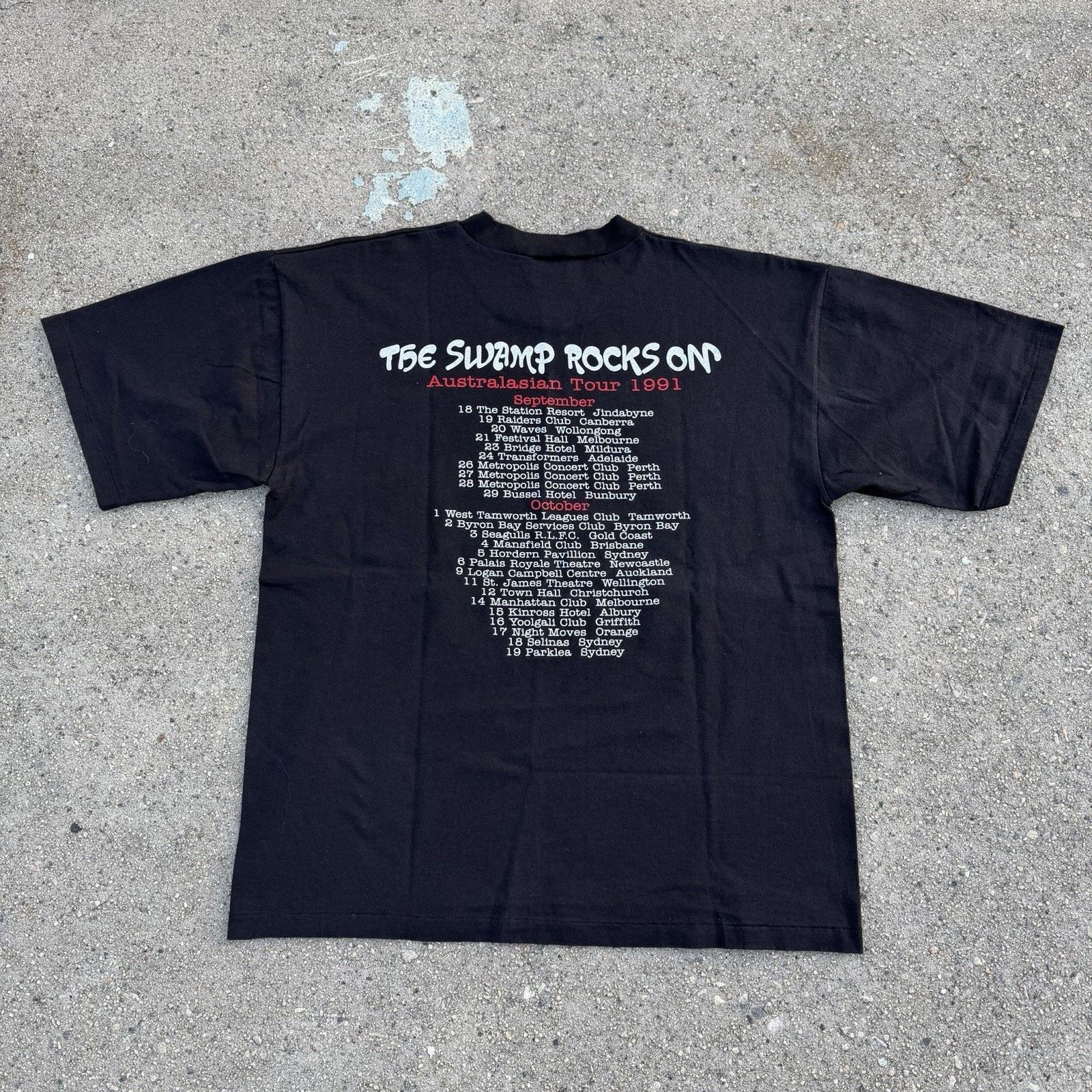 Band Tees × Vintage Vintage 1991 Transvision Vamp The Swamp Rocks Tour Tee Size US M / EU 48-50 / 2 - 4 Thumbnail