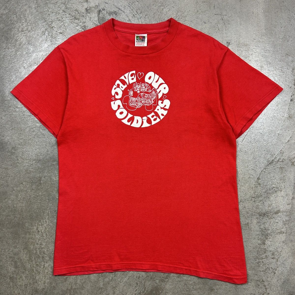 Vintage 1990s Save Our Soldiers Size US M / EU 48-50 / 2 - 9 Thumbnail