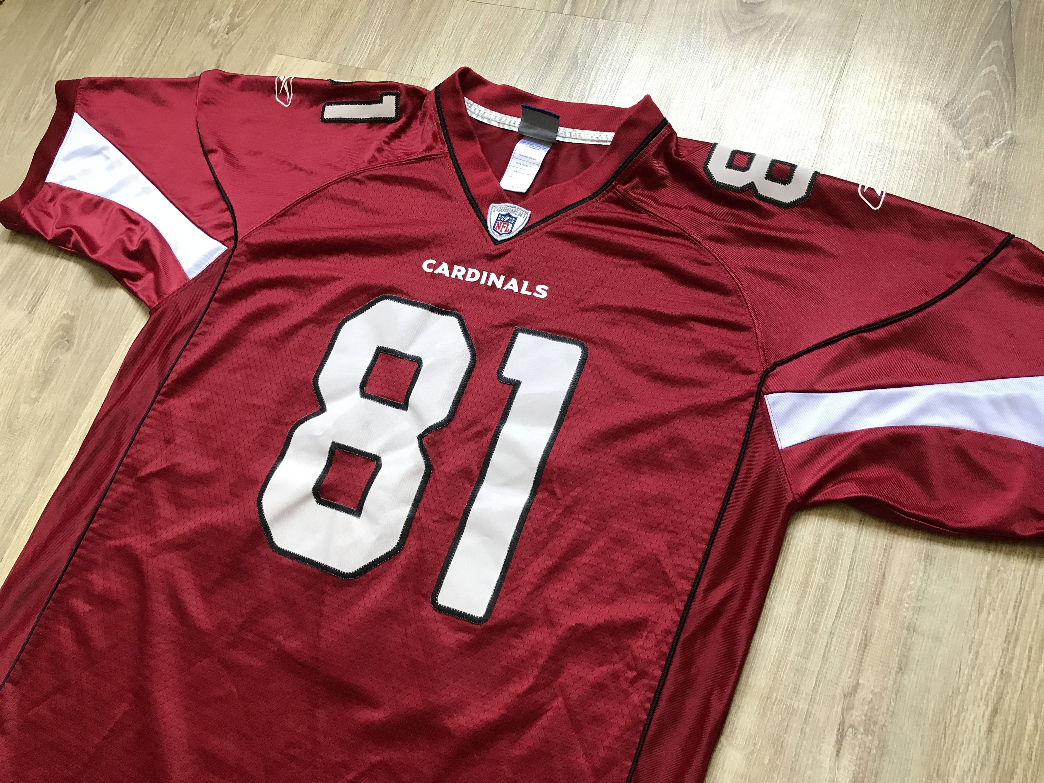 NFL × Reebok × Vintage Reebok NFL Arizona Cardinals Anquan Boldin #81Jersey Size US L / EU 52-54 / 3 - 4 Thumbnail