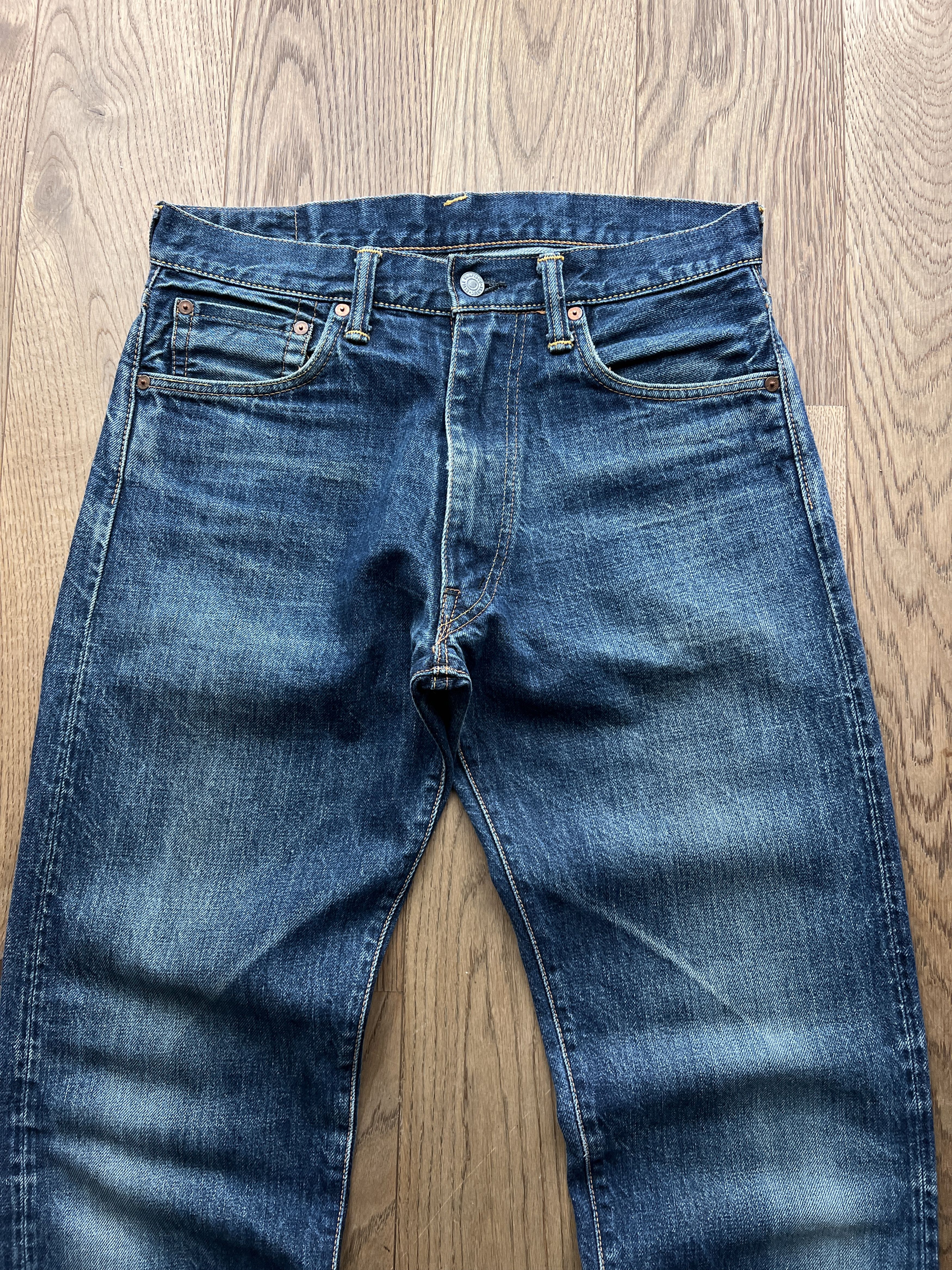 Evisu Rare Evisu selvage vintage lot 2001 faded denim archive y2k Size US 30 / EU 46 - 11 Thumbnail
