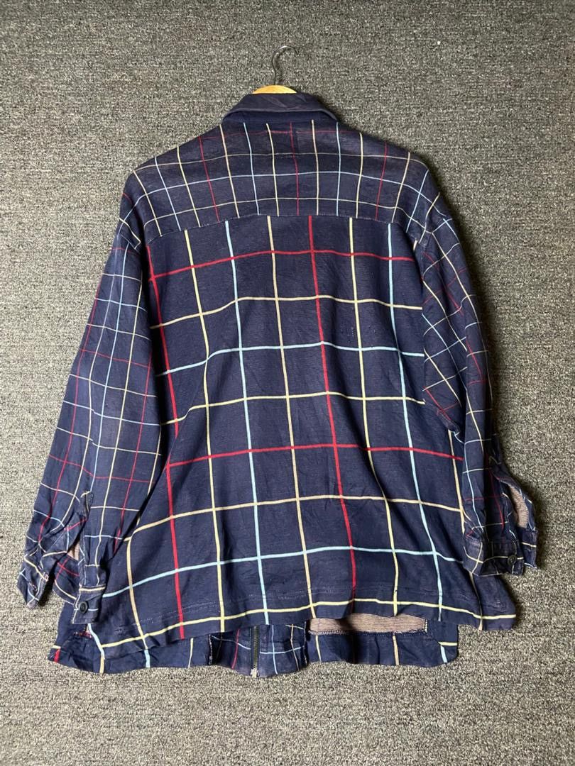 Esprit ESPRIT Brand Plaid Zip Up Jacket (176) Size US M / EU 48-50 / 2 - 2 Thumbnail