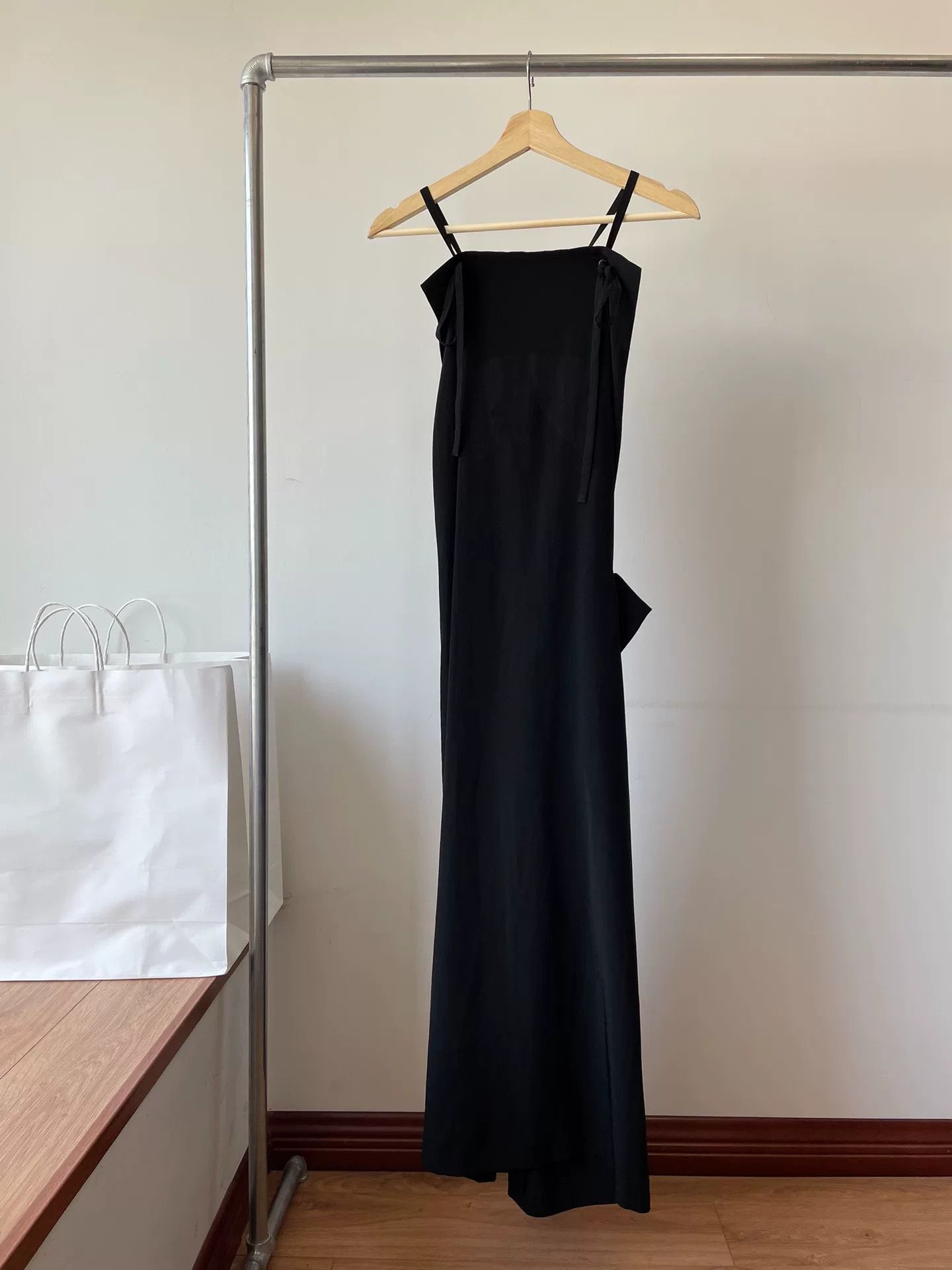 Y's Y's Yohji Yamamoto Black Camisole Dress Size M / US 6-8 / IT 42-44 - 1 Thumbnail