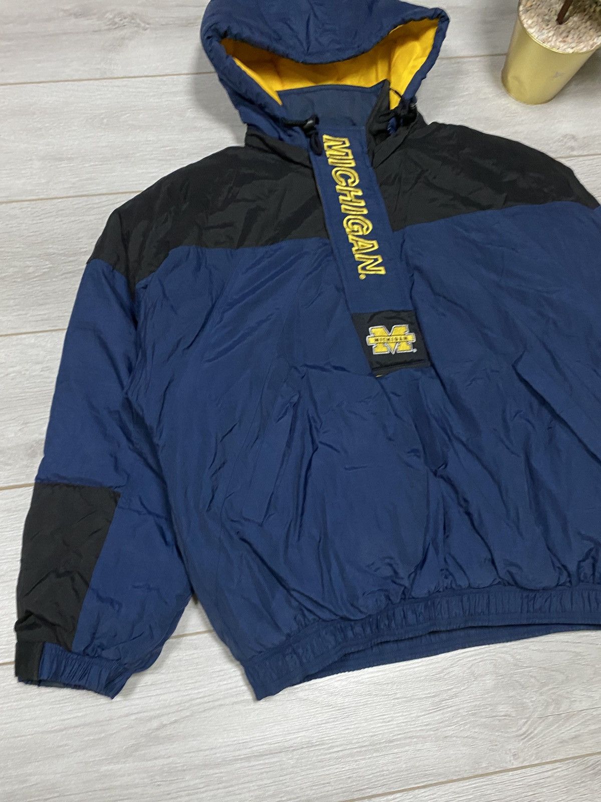 Starter Vintage Starter University of Michigan Jacket Size US L / EU 52-54 / 3 - 8 Thumbnail