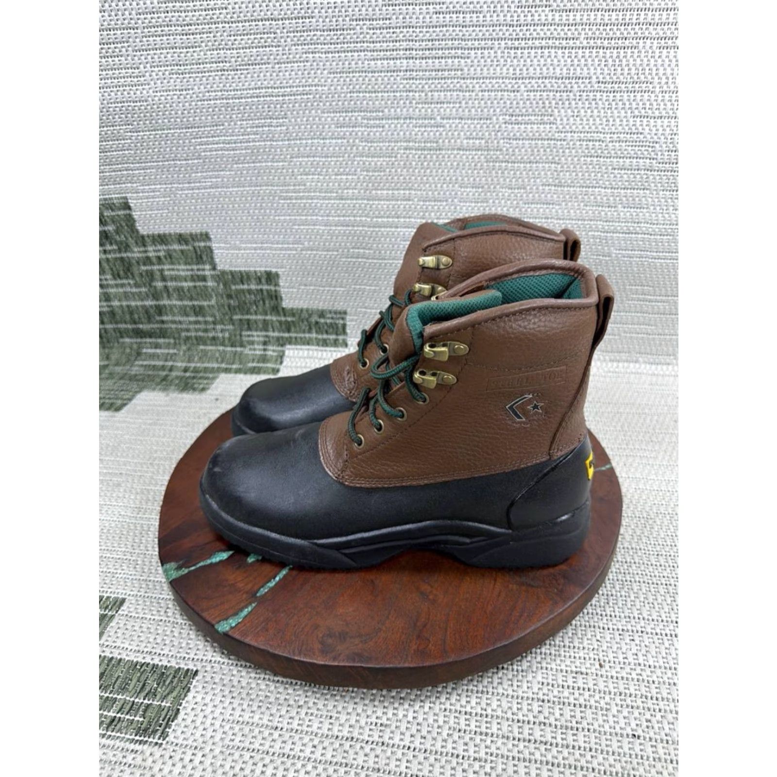 Converse Converse Work Boots Womens 8.5 Extra Wide Leather Brown Steel Toe Casual GoTo 8.5 Womens Shoes Size US 9 / IT 39 - 3 Thumbnail