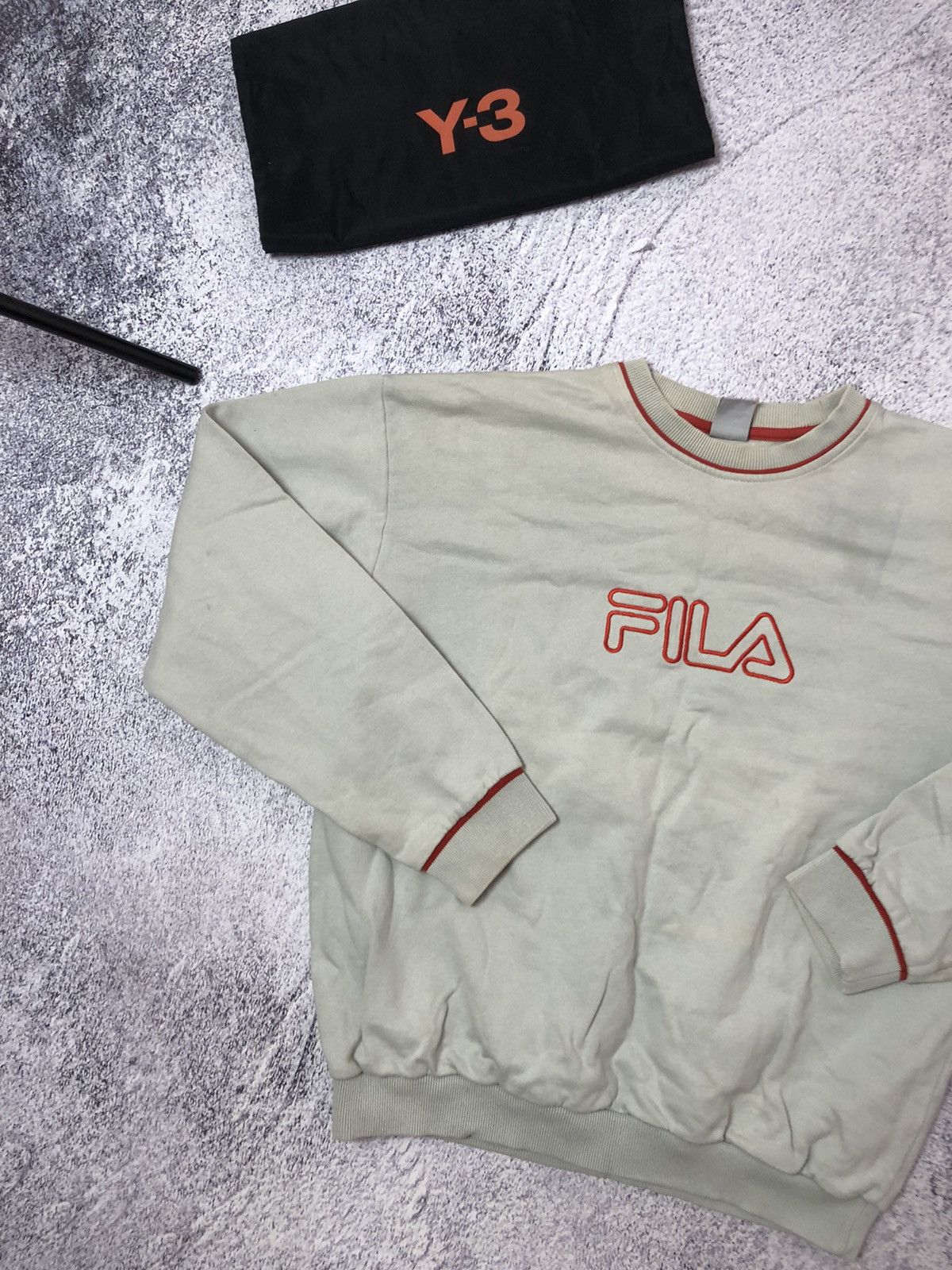 Fila × Vintage Men’s vintage sweater Fila size M y2k drill sport Size US M / EU 48-50 / 2 - 3 Thumbnail