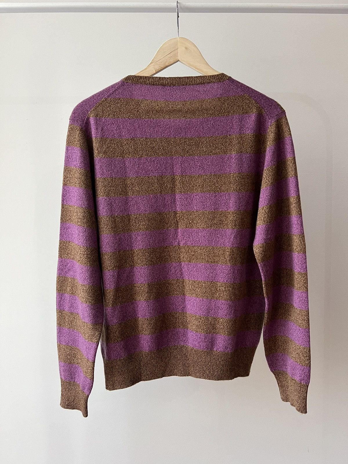 Prada Prada Cashmere Striped Sweatshirt Sweater Knitwear Size US M / EU 48-50 / 2 - 2 Thumbnail