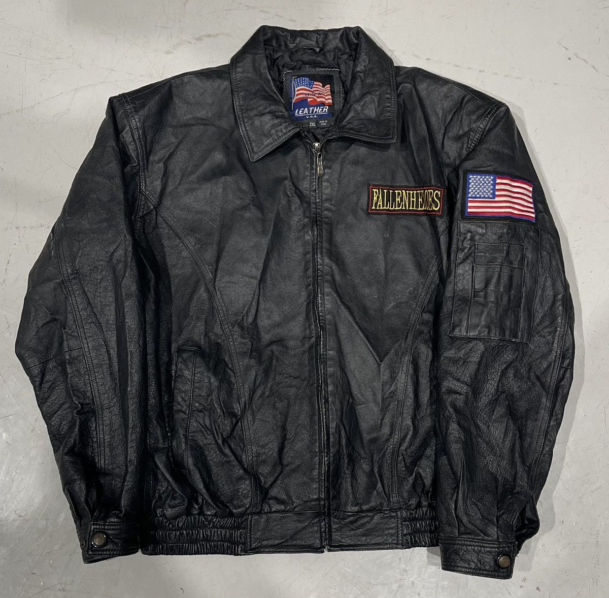 Other Leather USA Fallen Hero’s Jacket Size US XXL / EU 58 / 5 - 2 Thumbnail