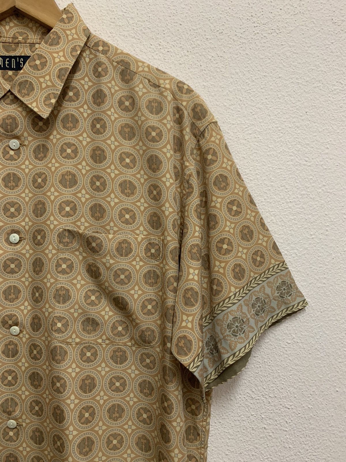 BIGI MEN’S BIGI Floral Short Sleeved Button Up Shirt Size US M / EU 48-50 / 2 - 4 Thumbnail