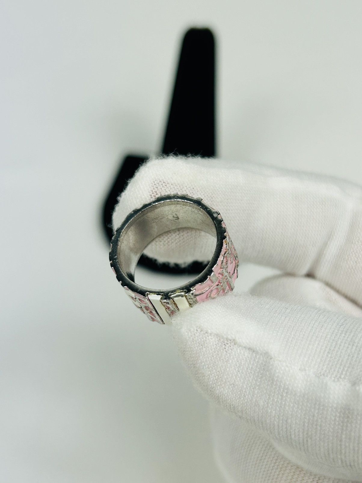 Dior Dior Pink Trotter 2 Ring Size 5 Size ONE SIZE - 5 Thumbnail