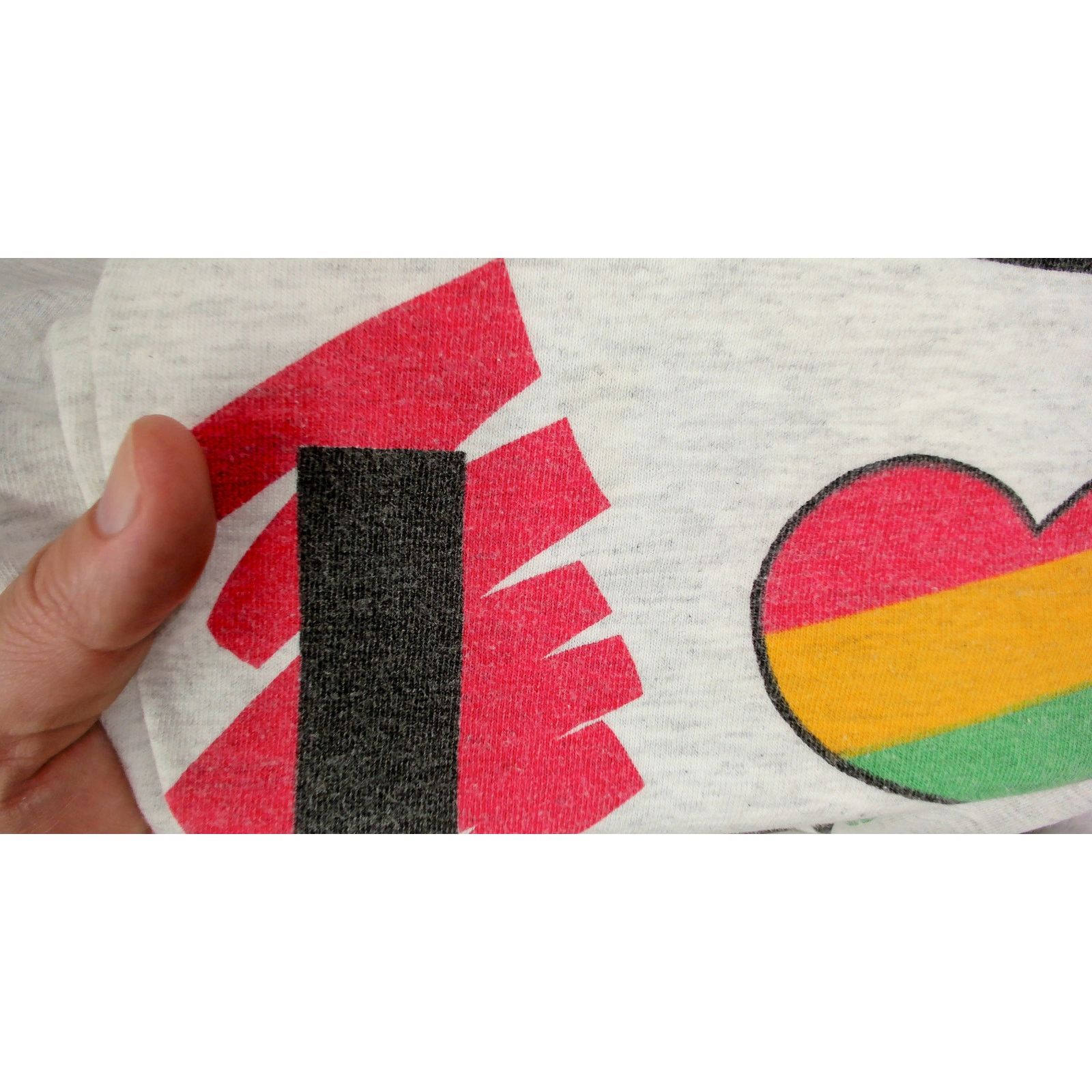 Vintage Vintage 1993 "I Love JA" Single Stitch Notch Collar Tee XL Size US XL / EU 56 / 4 - 10 Thumbnail