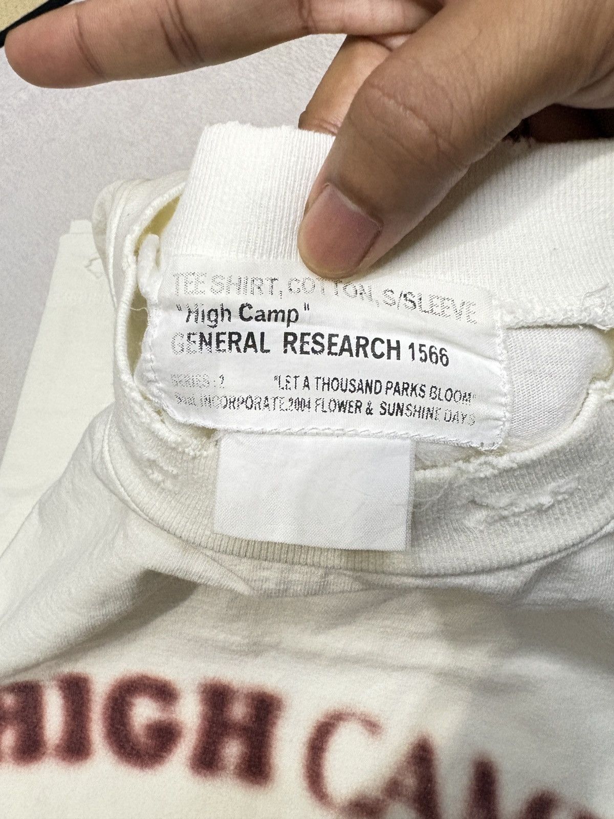 General Research × Hiroshi Fujiwara × Jun Takahashi General Research High Camp 2004 Distressed Size US XL / EU 56 / 4 - 11 Thumbnail